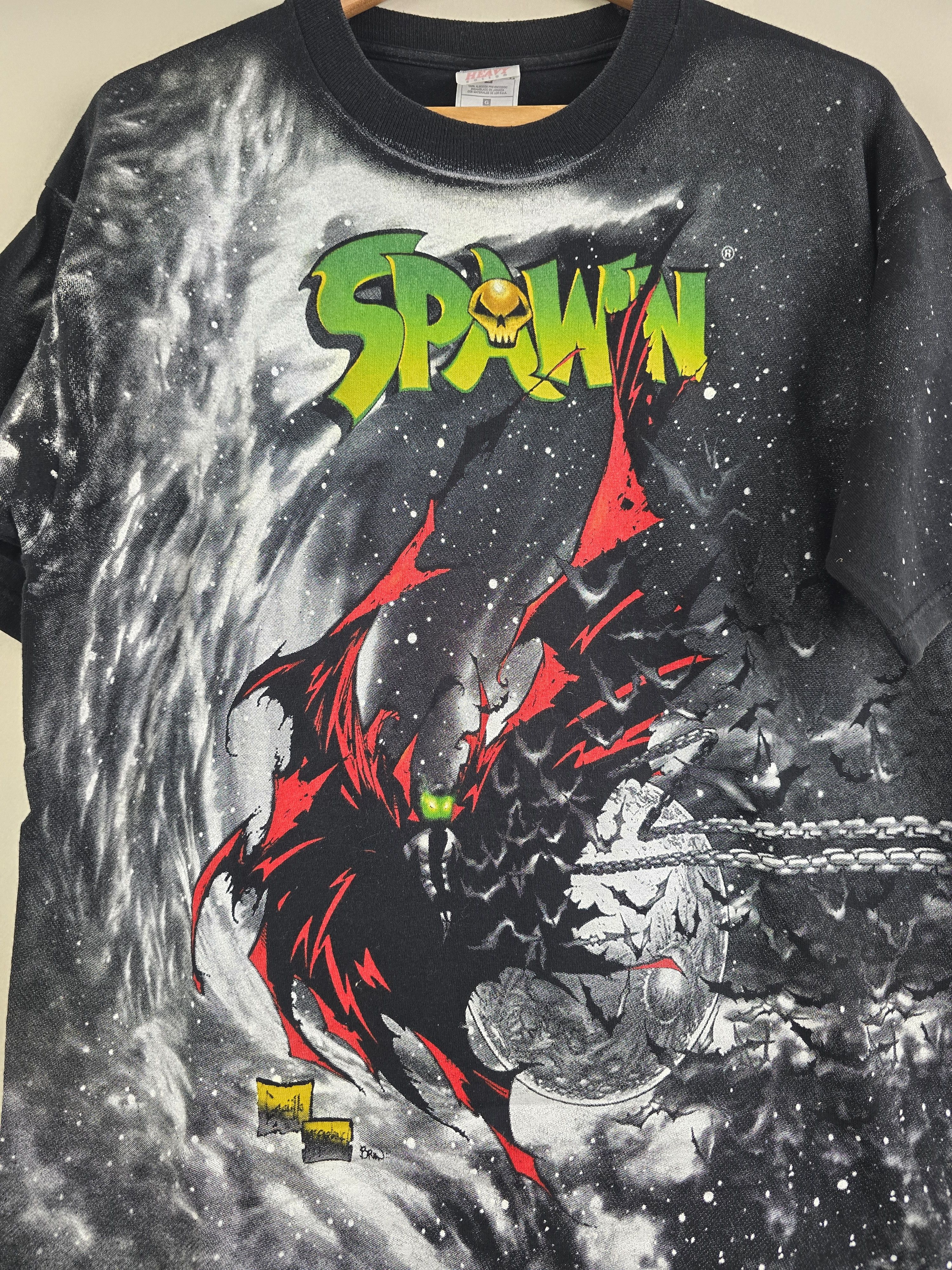 Anime × DC Comics × Vintage 1997 Spawn All over print Todd McFarlane L 22" 30" Size US L / EU 52-54 / 3 - 4 Thumbnail