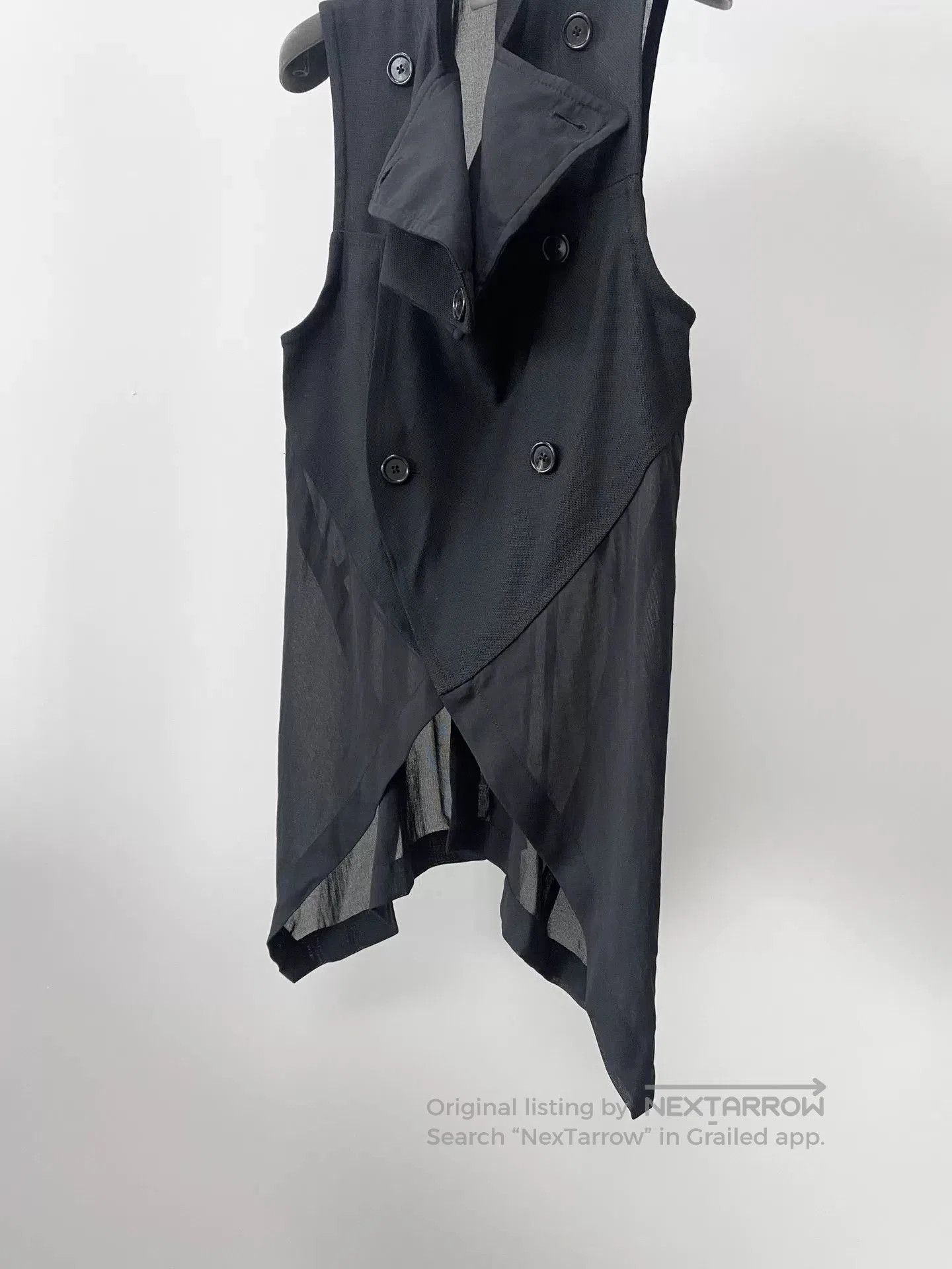 Ann Demeulemeester Ann Demeulemeester Classic Knight Vest. Size XXS / US 00 / IT 34 - 4 Thumbnail