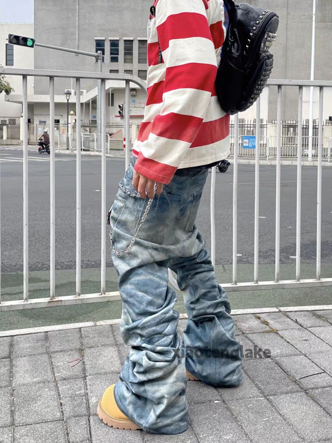 Jean zx punk grunge Rick owens Balenciaga style flared jeans Size US 32 / EU 48 - 3 Thumbnail