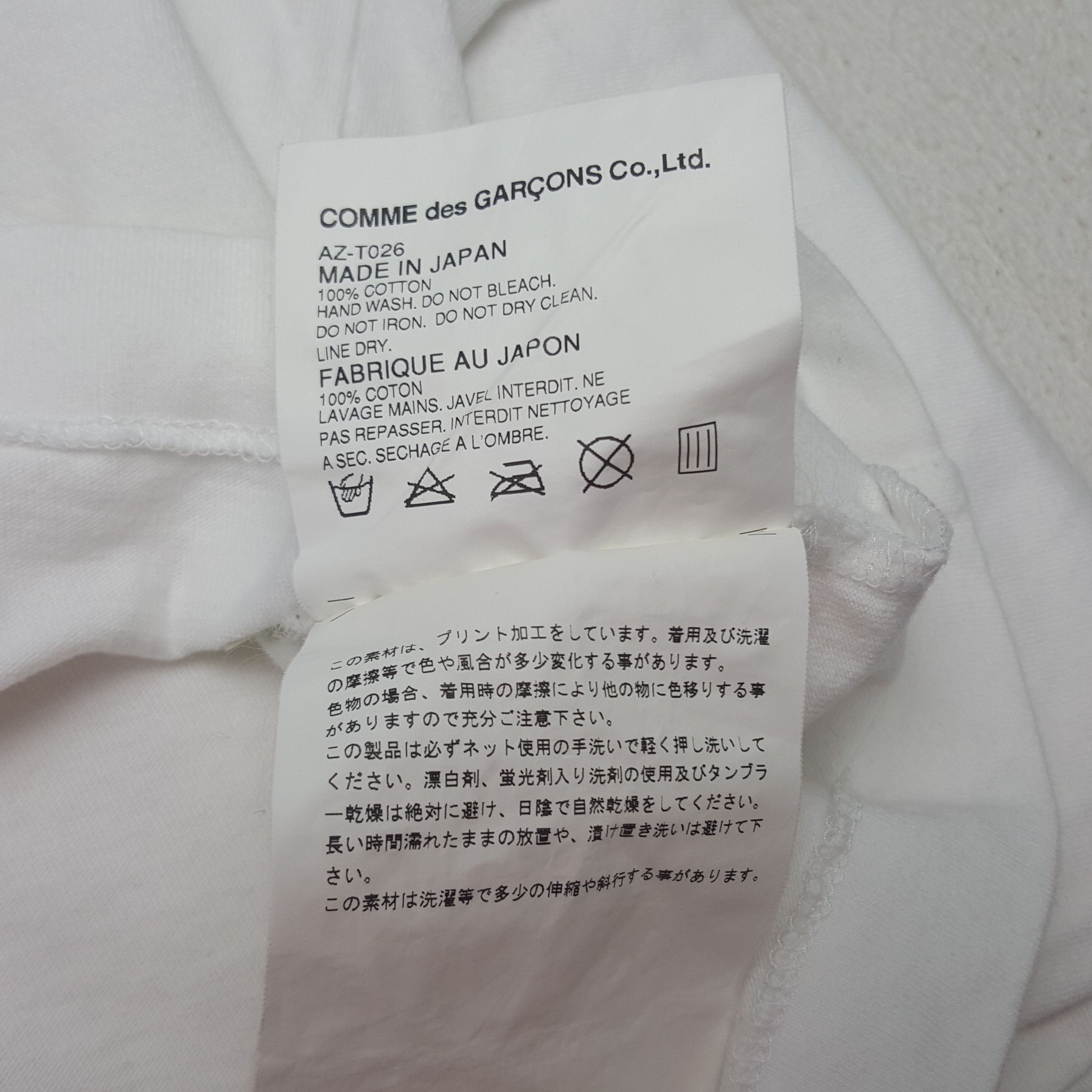 Comme des Garcons PLAY × Japanese Brand × Vintage Vintage Play Comme des Garcons Tshirt Size US M / EU 48-50 / 2 - 8 Thumbnail