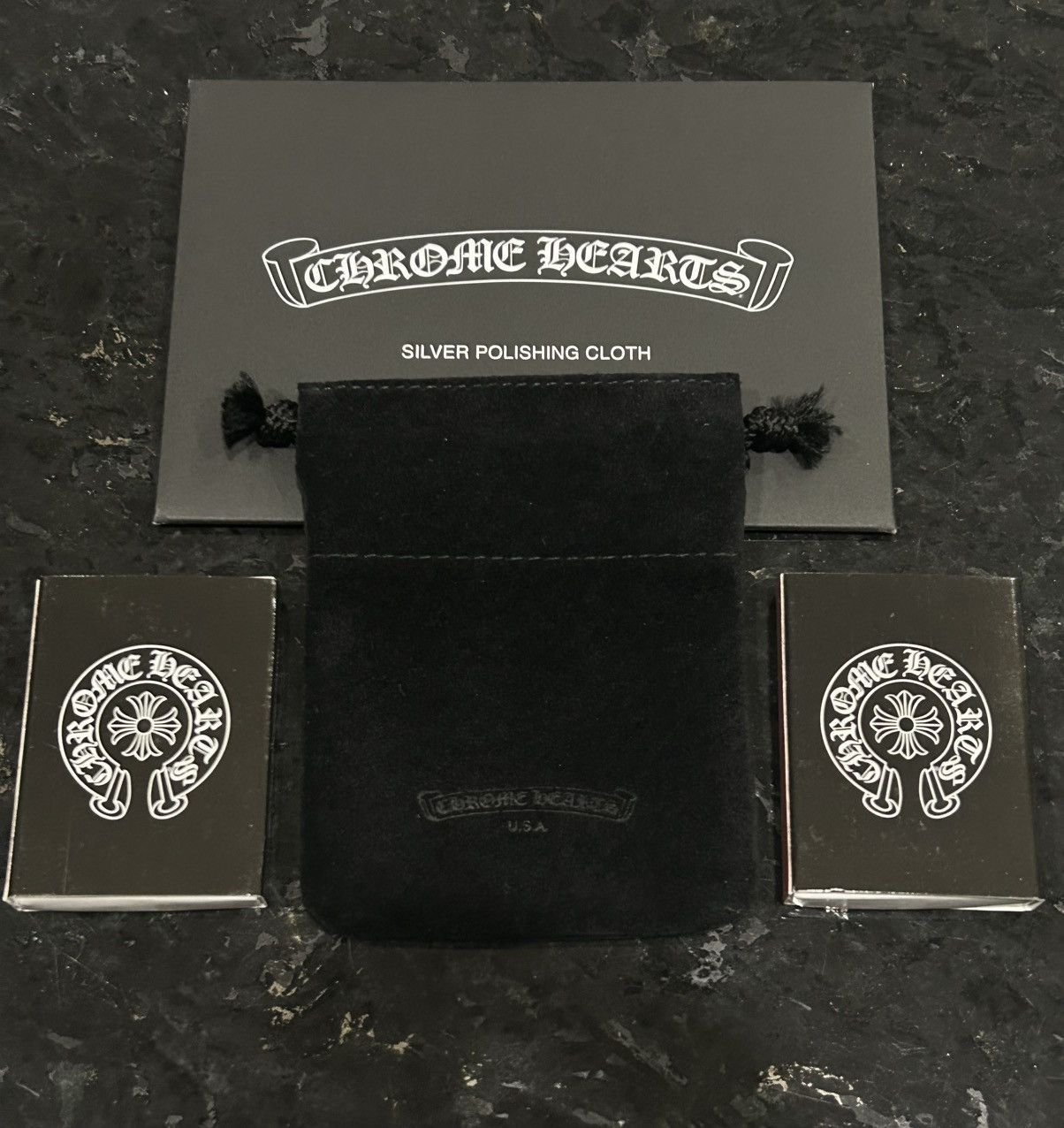 Chrome Hearts Chrome Hearts Polishing Cloth & Large Dust Bag