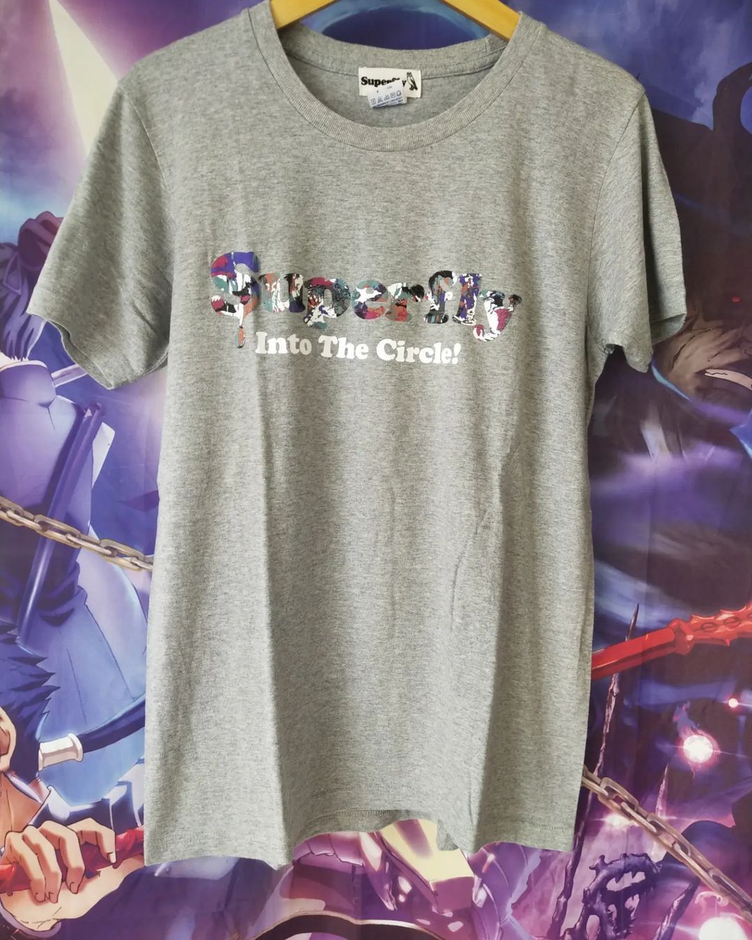 Band Tees × Japanese Brand Superfly Into The Circle Grey Music Tees Size US M / EU 48-50 / 2 - 1 Thumbnail