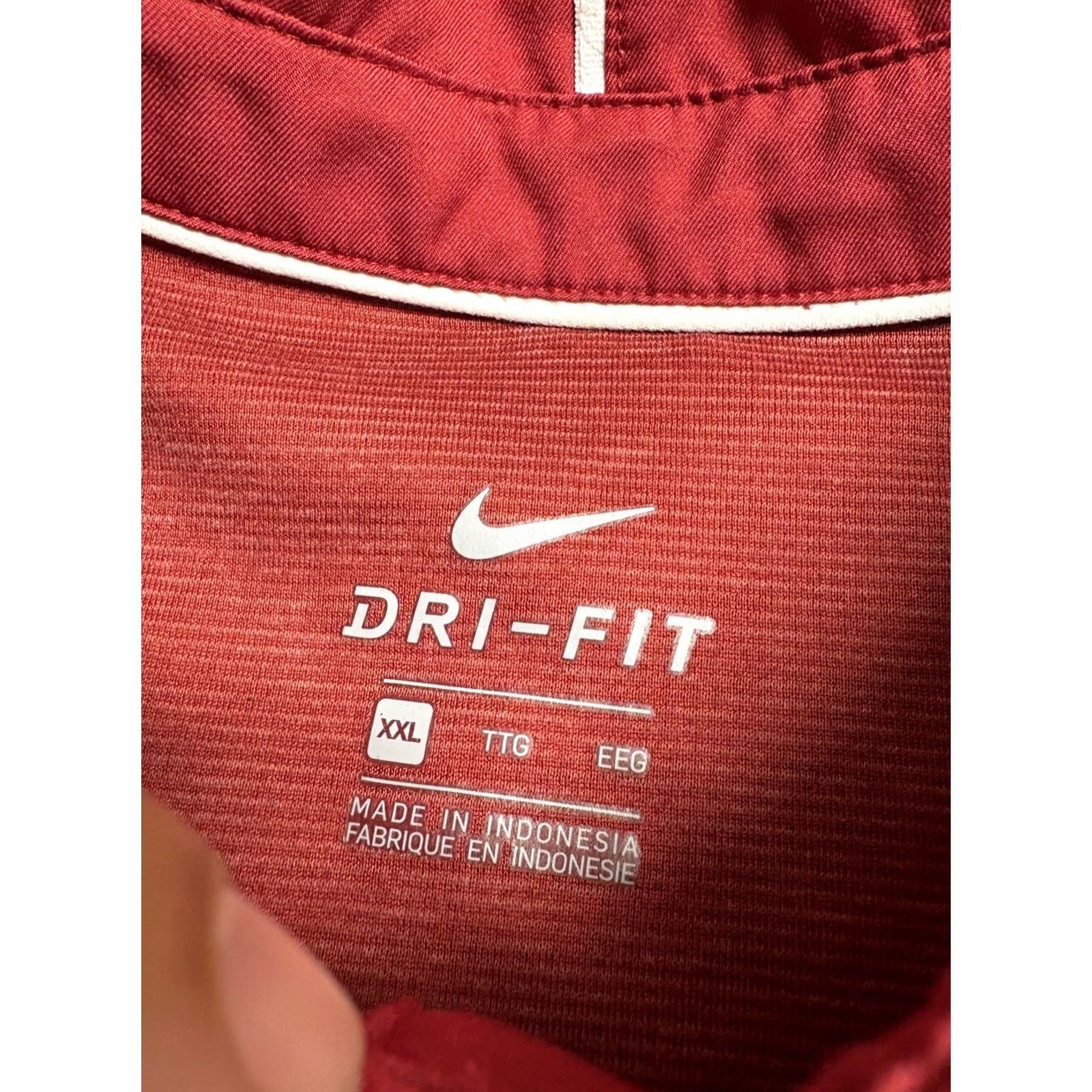 Nike Arkansas Razorbacks Nike Logo Polo Shirt XXL Red Short Sleeve Size US XXL / EU 58 / 5 - 4 Thumbnail