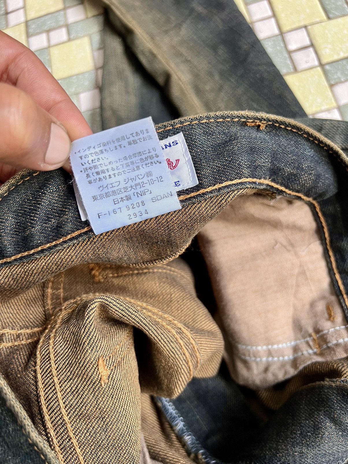 Japanese Brand × Wrangler Wrangler Western Style Faded Blue Flared Jeans Size US 28 / EU 44 - 9 Thumbnail