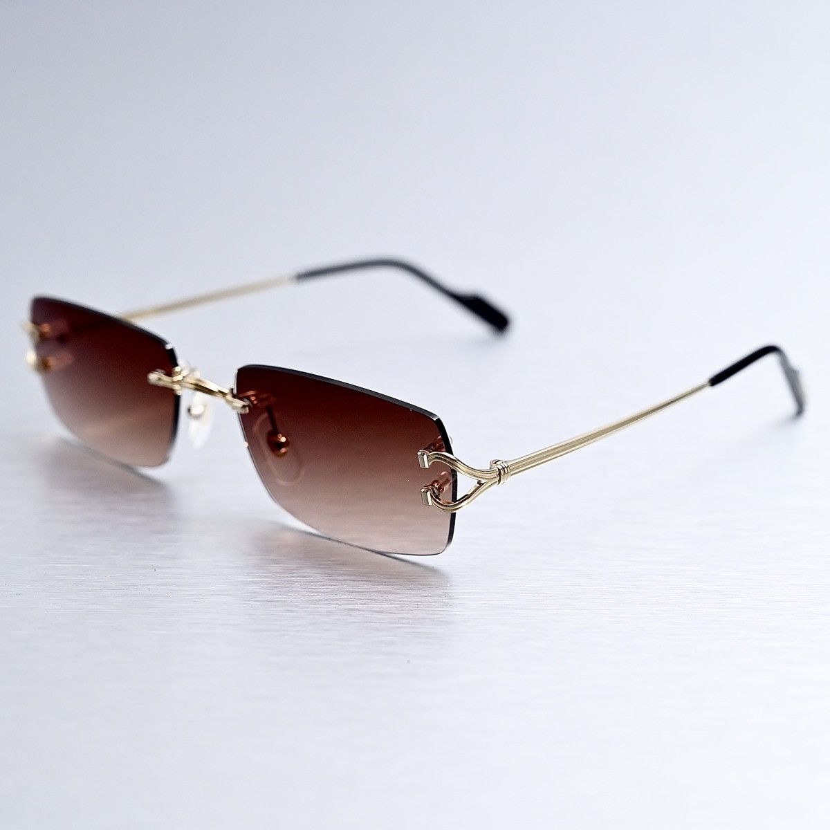 Cartier CARTIER CT0563O 001 CHOCOLATE BOY SUNGLASSES Size ONE SIZE - 2 Thumbnail