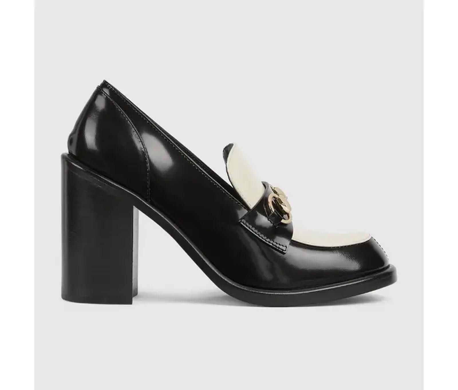 Gucci Gucci Horsebit Heeled Loafers Size US 5 / IT 35 - 1 Thumbnail