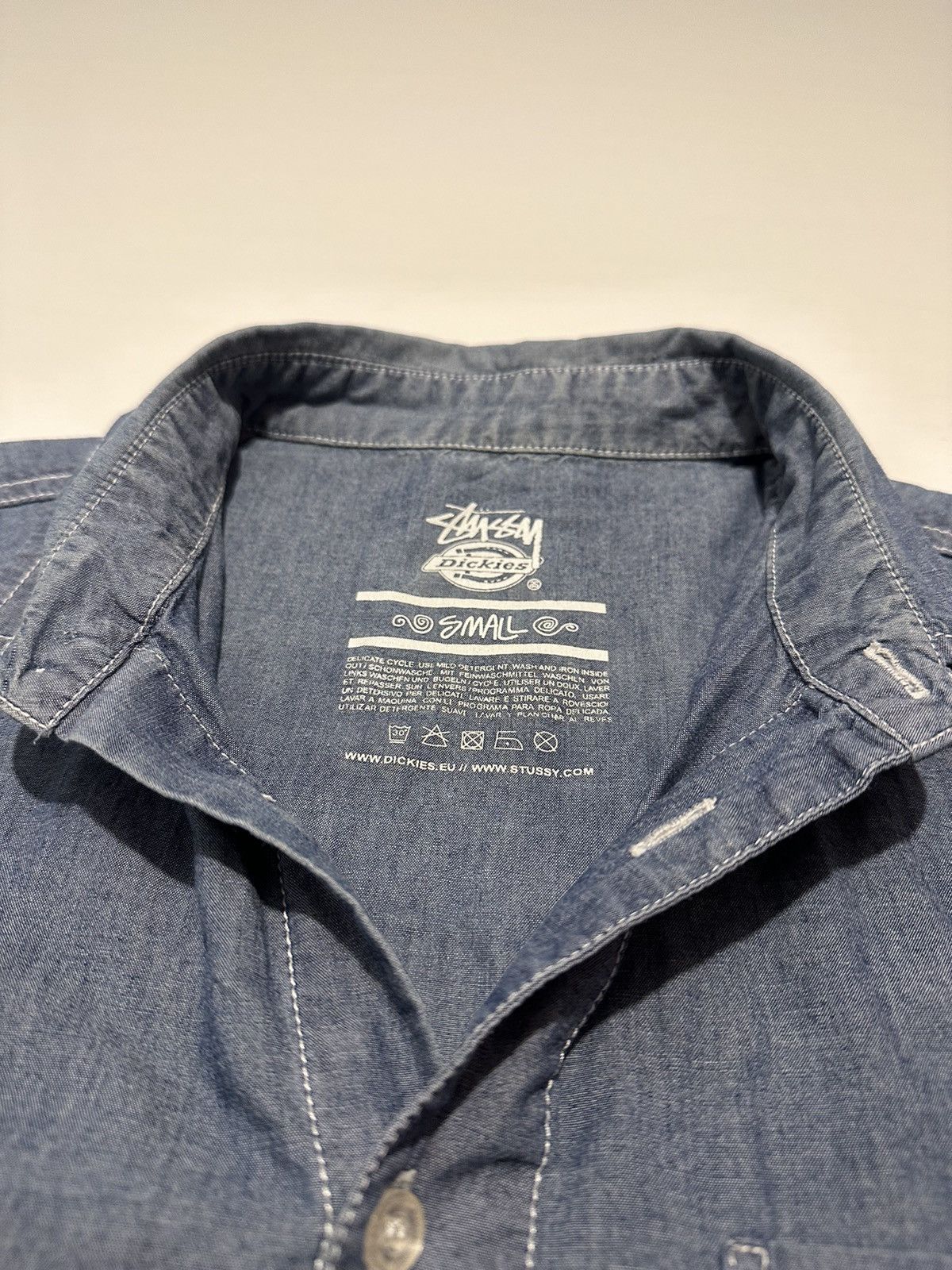 Stussy Stussy x Dickies Denim Shirt Size US S / EU 44-46 / 1 - 4 Thumbnail