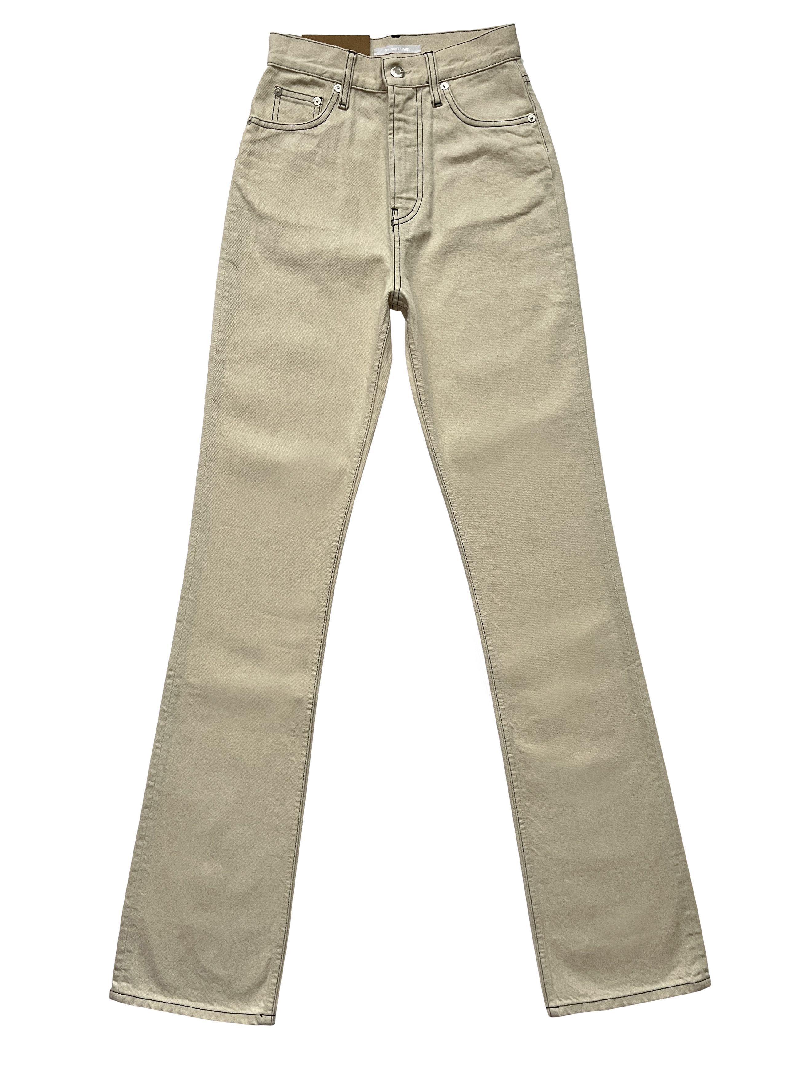 Helmut Lang ⚡️QUICK SALE⚡️Helmut Lang Natural White Hi-BootCut Jeans Size 25" / US 0 / IT 36 - 1 Thumbnail