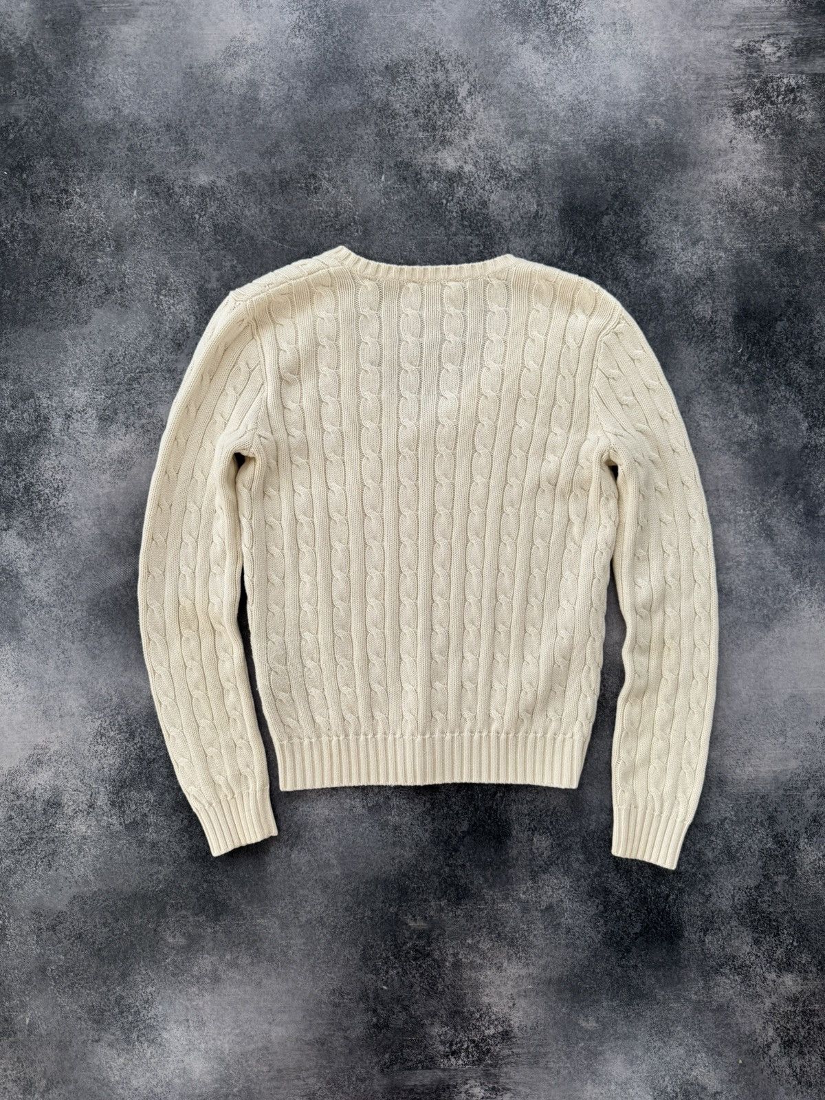 Polo Ralph Lauren Vintage Polo Ralph Lauren Sport Cable Knit Sweater Size M / US 6-8 / IT 42-44 - 3 Thumbnail