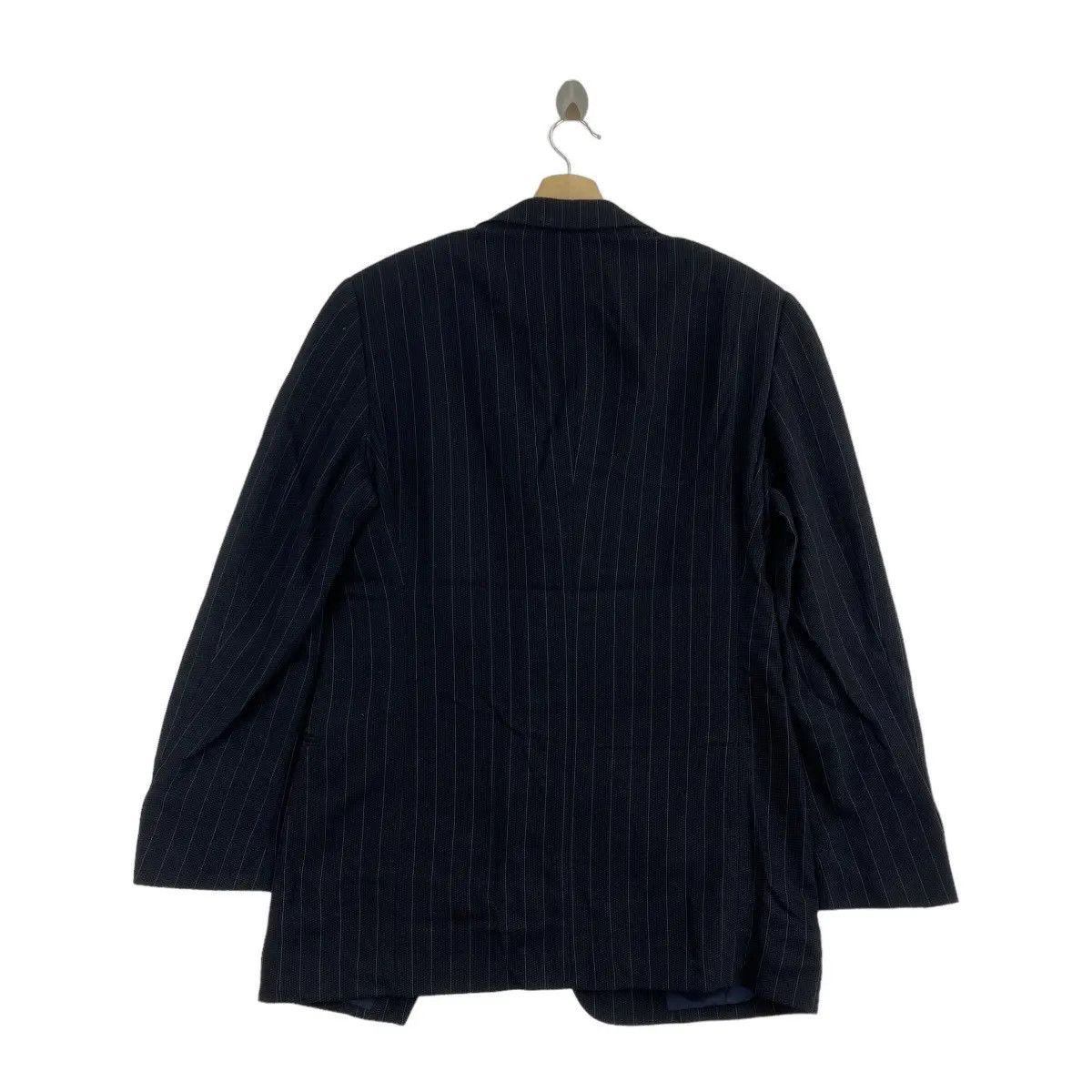 Giorgio Armani Vtg GIORGIO ARMANI COLLEZIONI Striped Blazer 2 Button Sport Size 38R - 6 Thumbnail