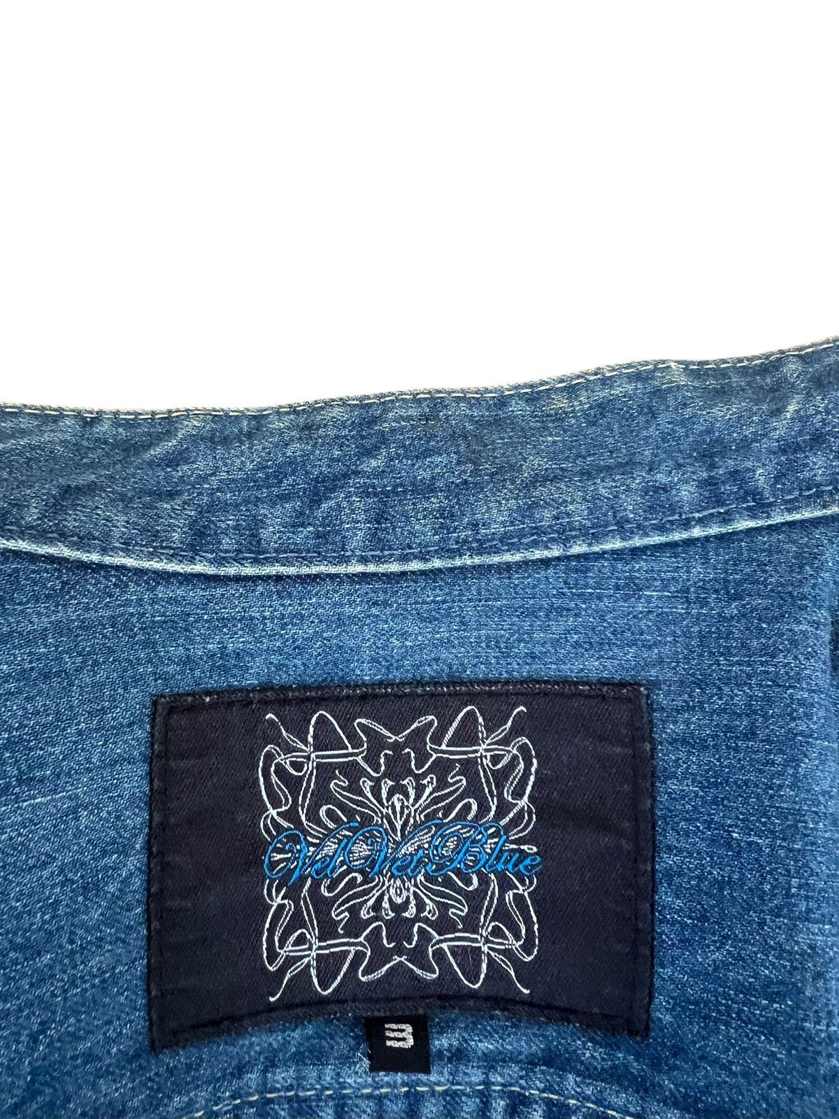 Japanese Brand Velvet Blue Japan Panter Denim Cafe Racer Jacket Size US M / EU 48-50 / 2 - 23 Thumbnail