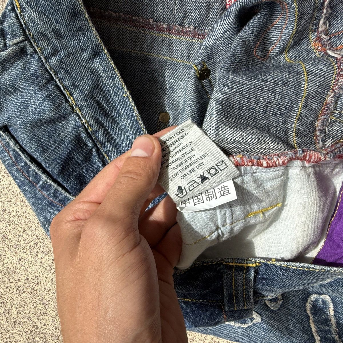 Evisu Vintage Genes Evisu Skirt denim y2k patch logo japanese Size L / US 10 / IT 46 - 9 Thumbnail
