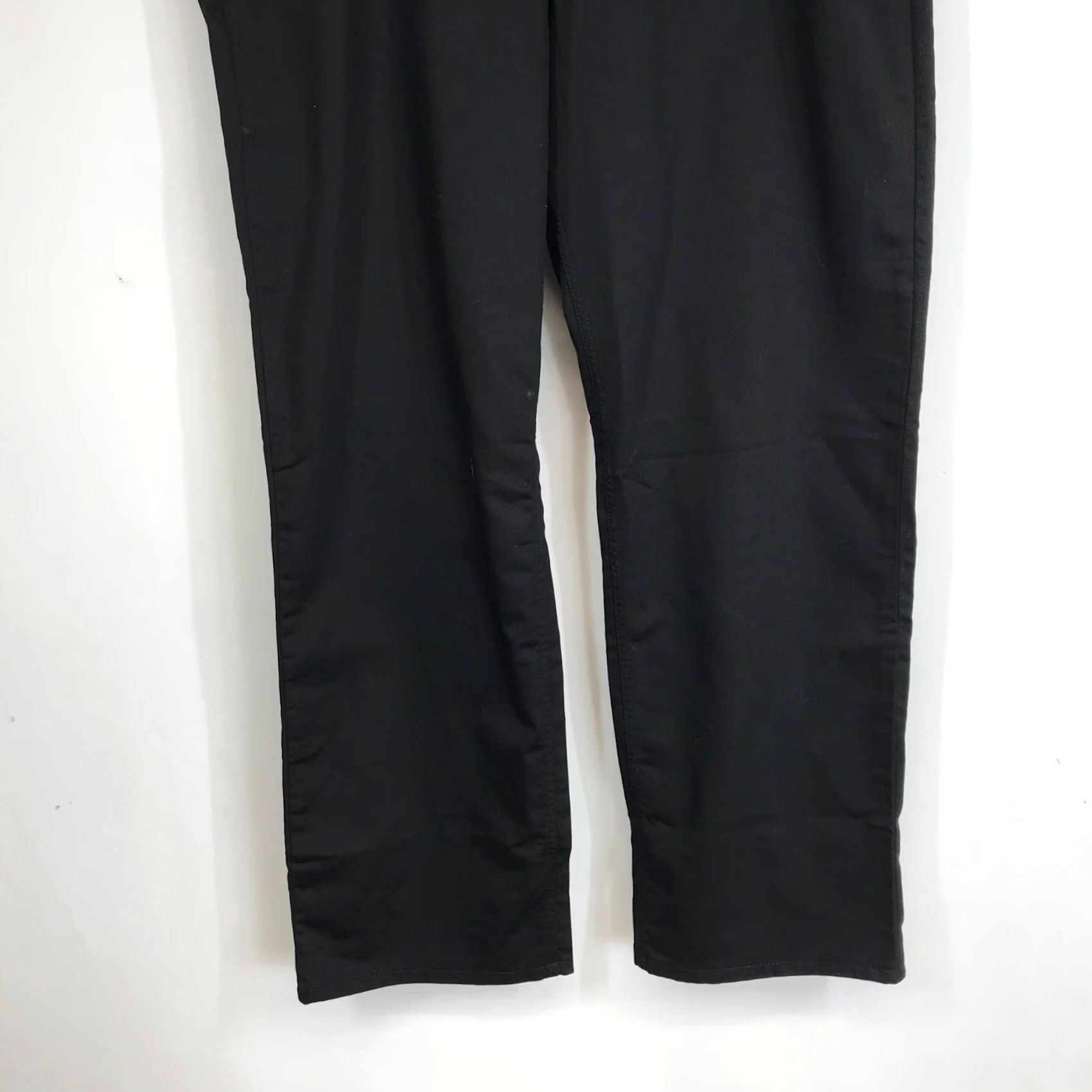 Quince Quince Mens Black Straight Leg Casual Pants 42x32 NWT Size US 42 / EU 58 - 3 Thumbnail