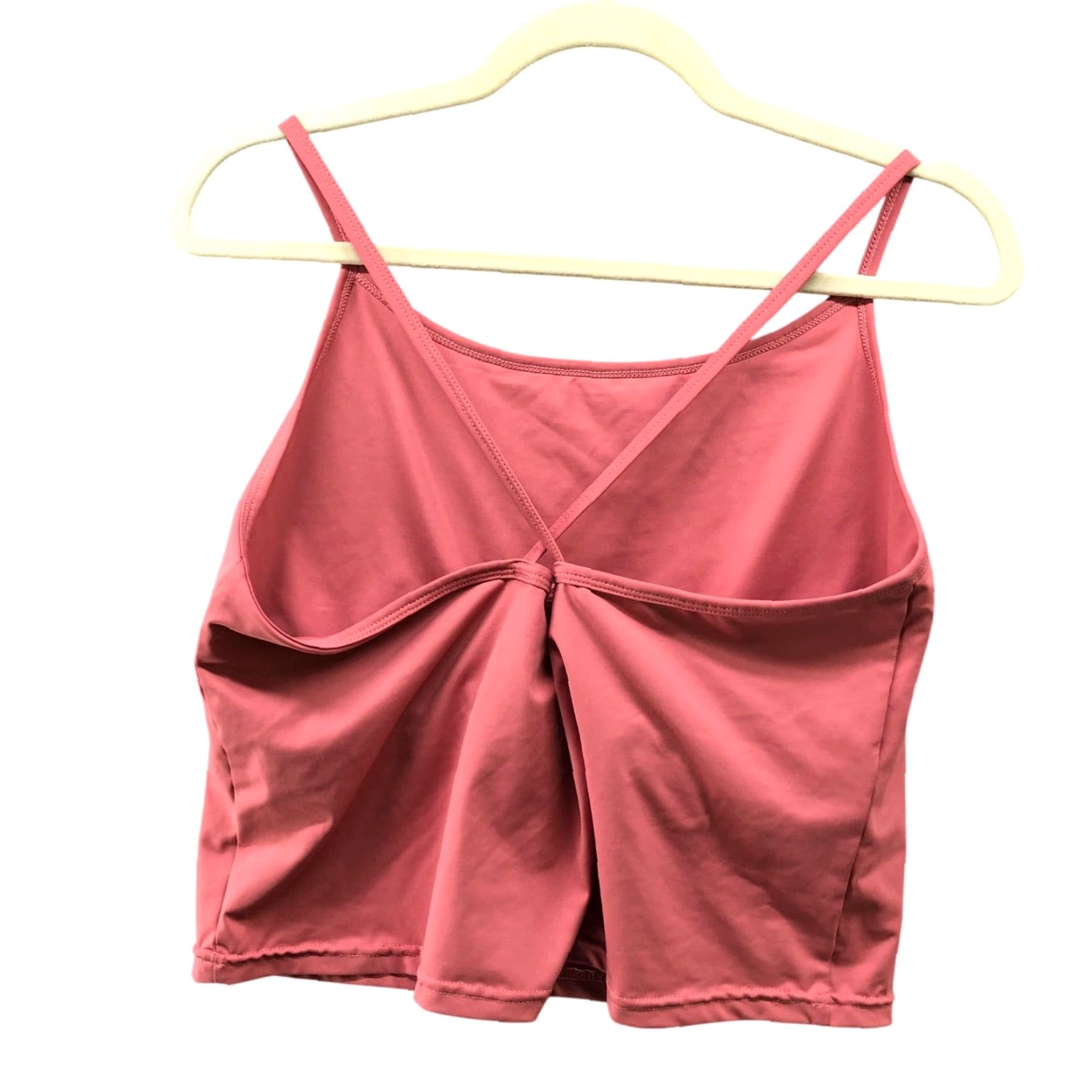 Vintage Flex Time Sports Bra Cami Top Womens XL Pink Cropped Longline Training Active Size XL / US 12-14 / IT 48-50 - 2 Thumbnail