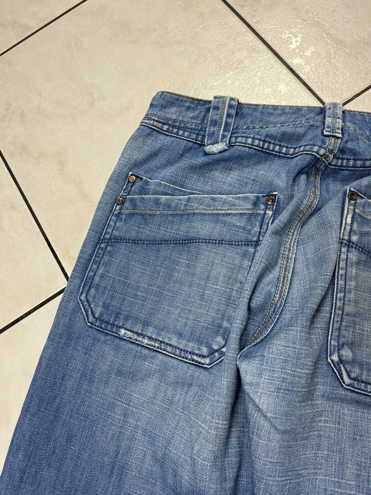 Diesel × Vintage Vintage Diesel moorix y2k distressed denim jeans baggy pants Size US 32 / EU 48 - 18 Thumbnail