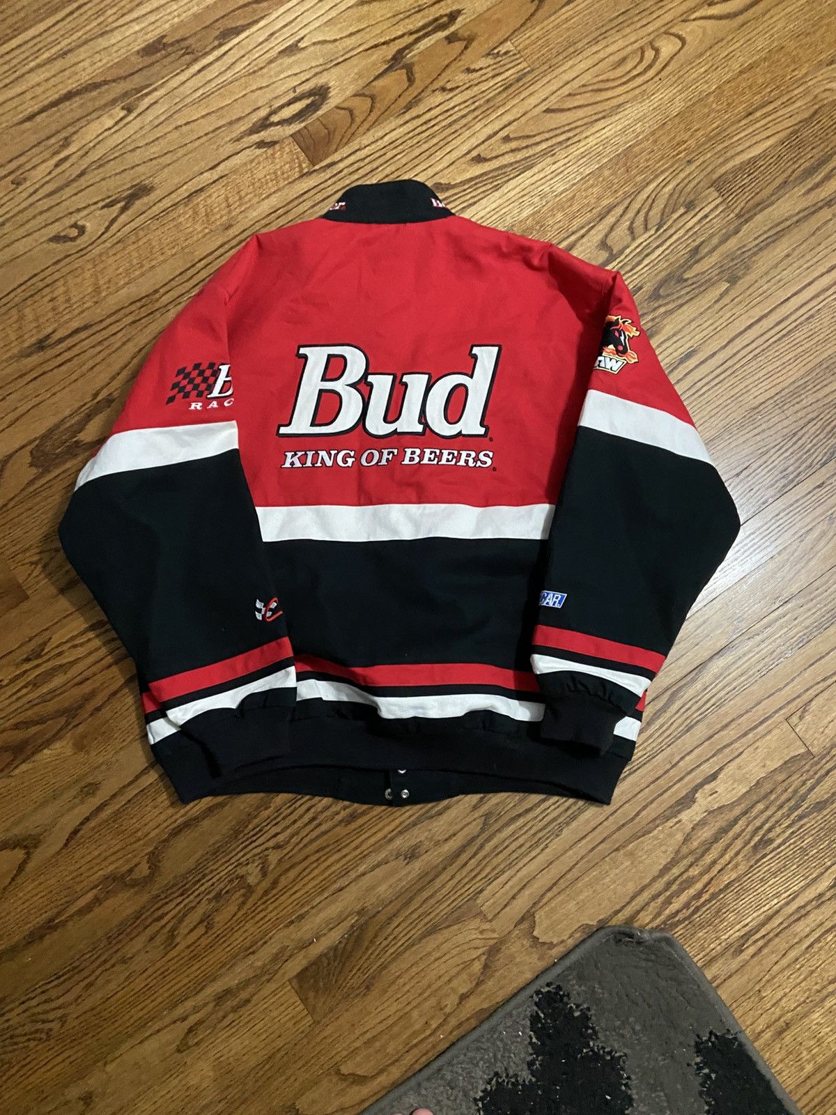 Chase Authentics Vintage budweiser nascar jacket Size US XL / EU 56 / 4 - 2 Thumbnail