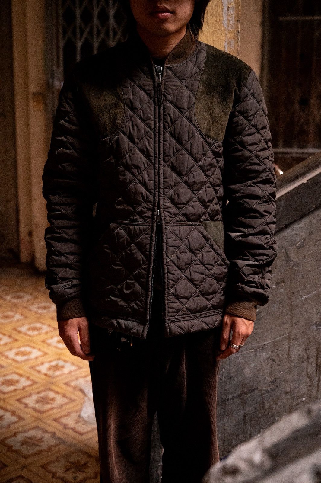 Gucci Gucci Fall 2005 runway suede mixed quilted puffer jacket Size US M / EU 48-50 / 2 - 2 Thumbnail
