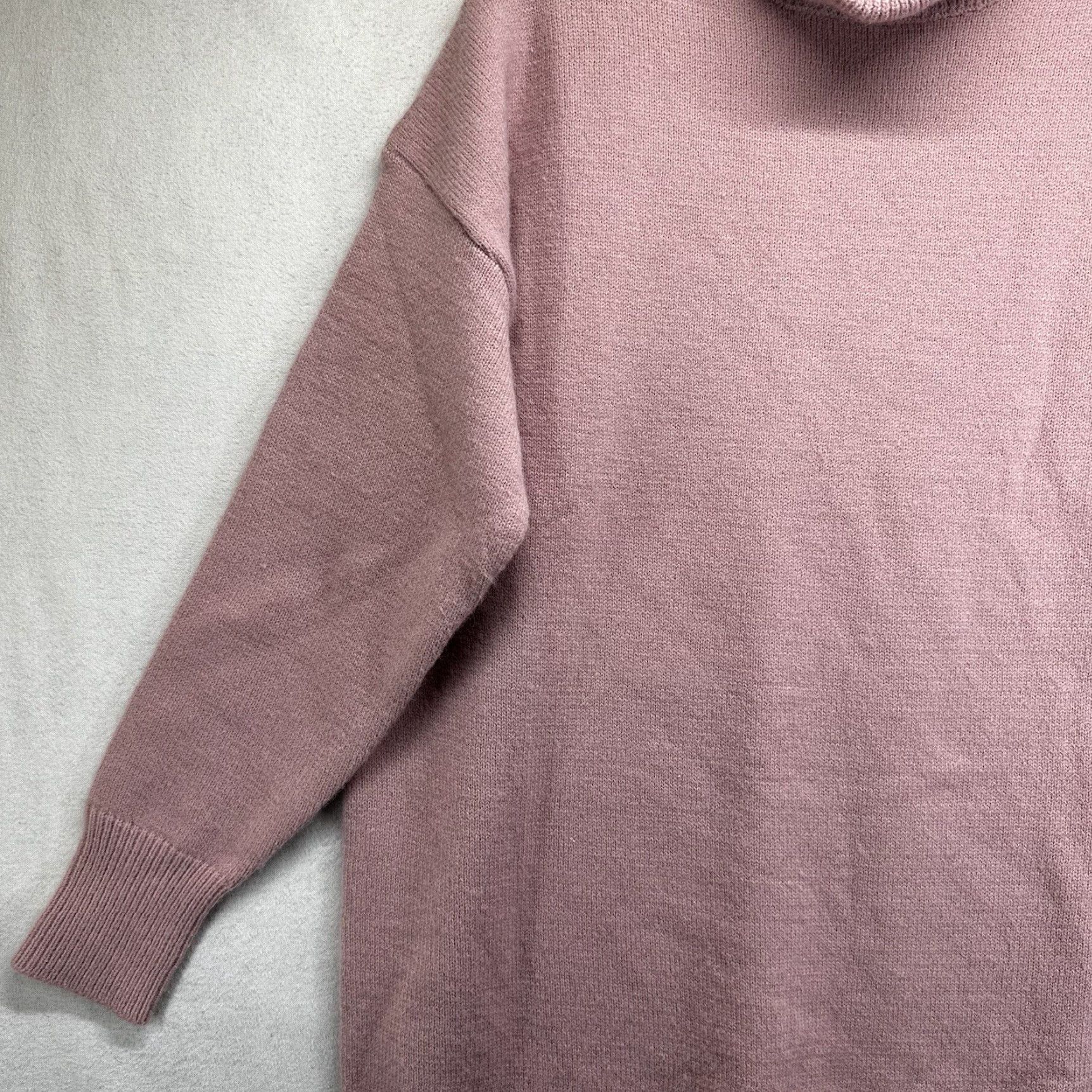 Lulus Lulus Women Sweater Small Turtleneck Pullover Knit Stretch Pink Soft Long Size S / US 4 / IT 40 - 6 Thumbnail