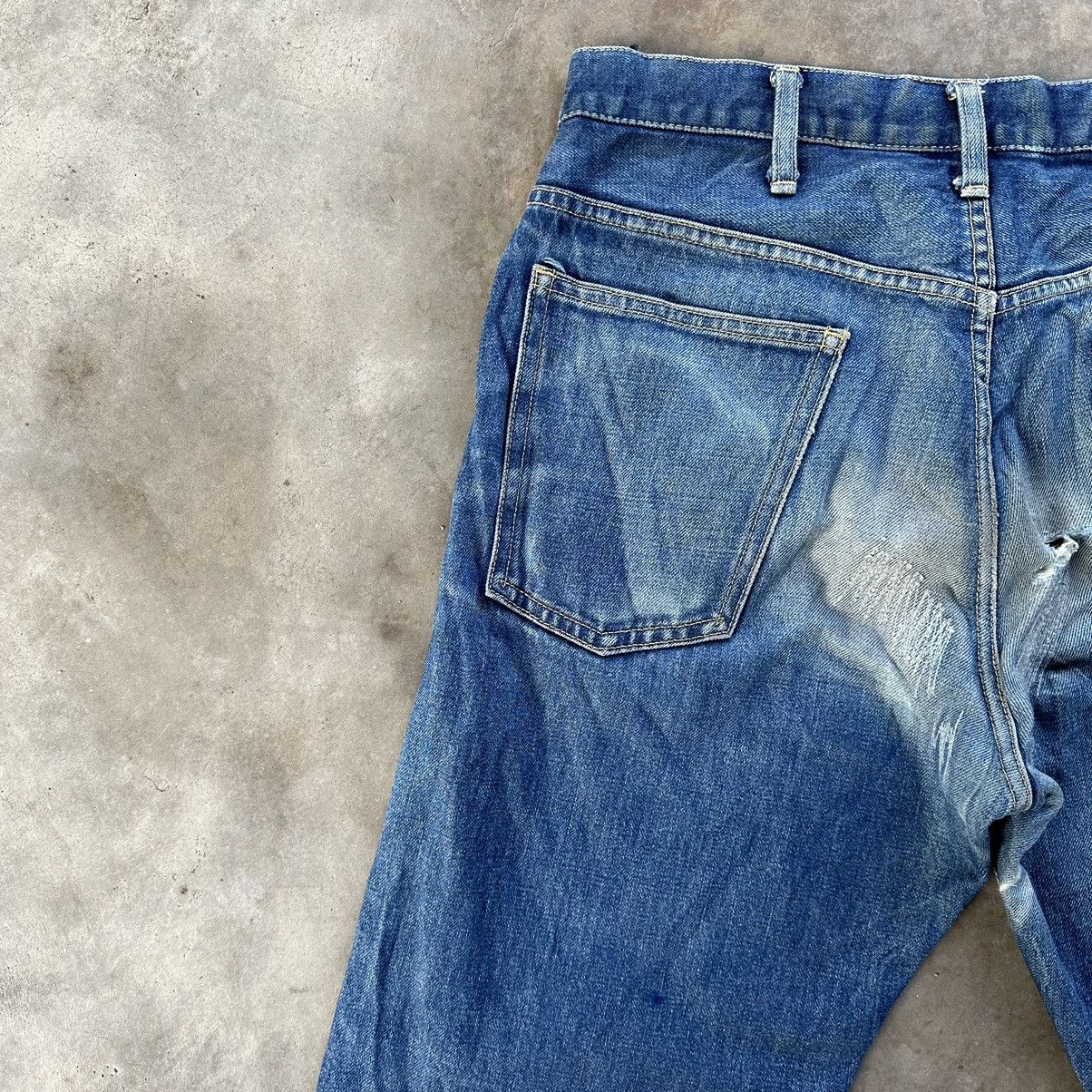 Japanese Brand Vintage Living Concept Talon 42 Faded Distressed Denim Jean Size US 30 / EU 46 - 13 Thumbnail