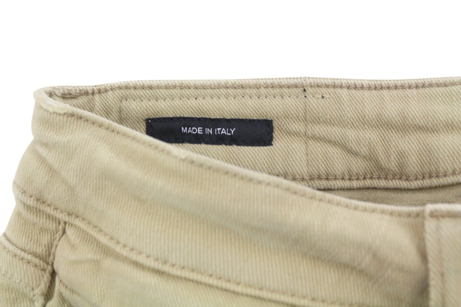 R13 BOY STRAIGHT 27 Khaki Stretch Cropped Jeans 89843 Size 27" / US 4 / IT 40 - 7 Thumbnail