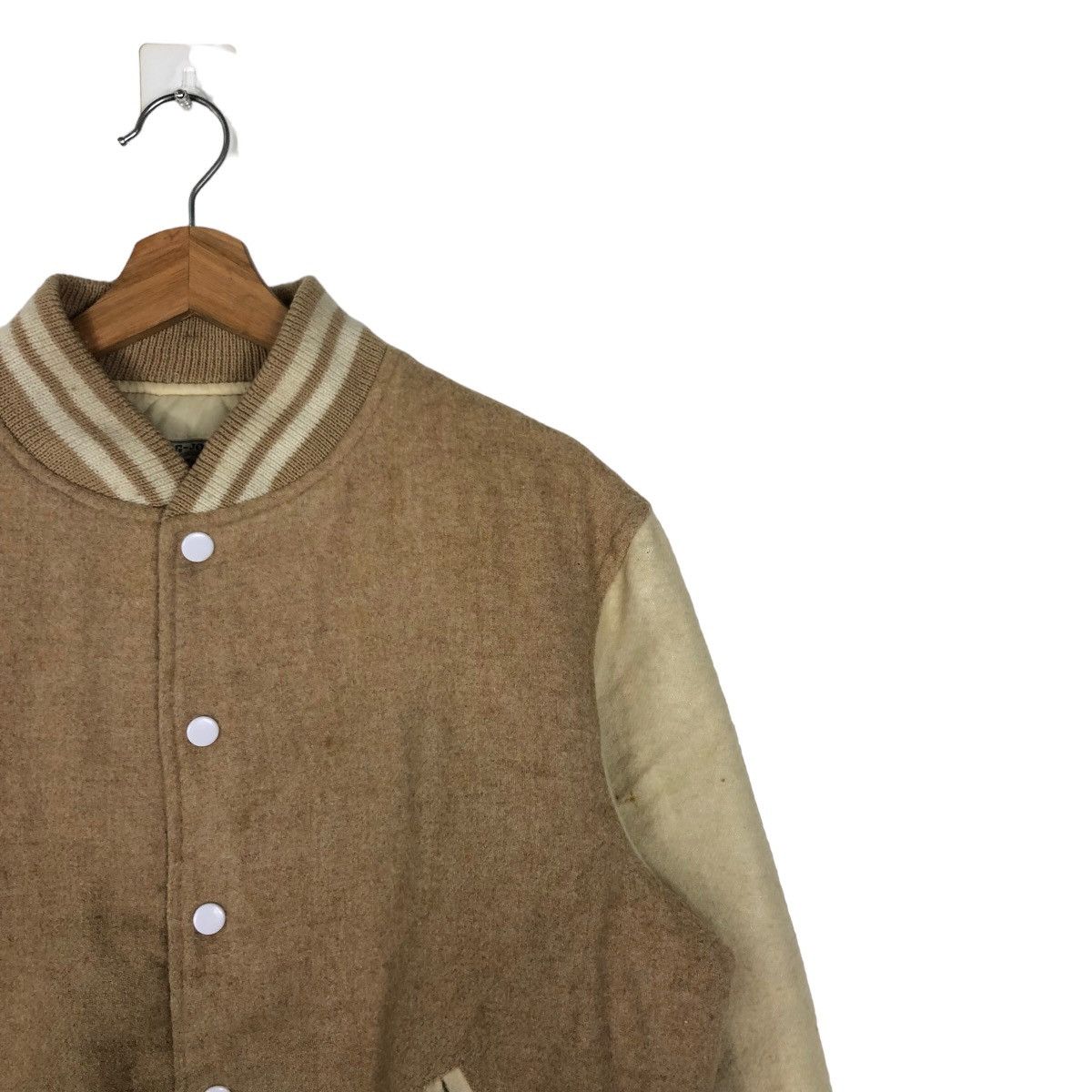 Japanese Brand 🔥90’s VINTAGE VARSITY JACKET BIG JOHN JEANSTOP USA Size US L / EU 52-54 / 3 - 6 Thumbnail