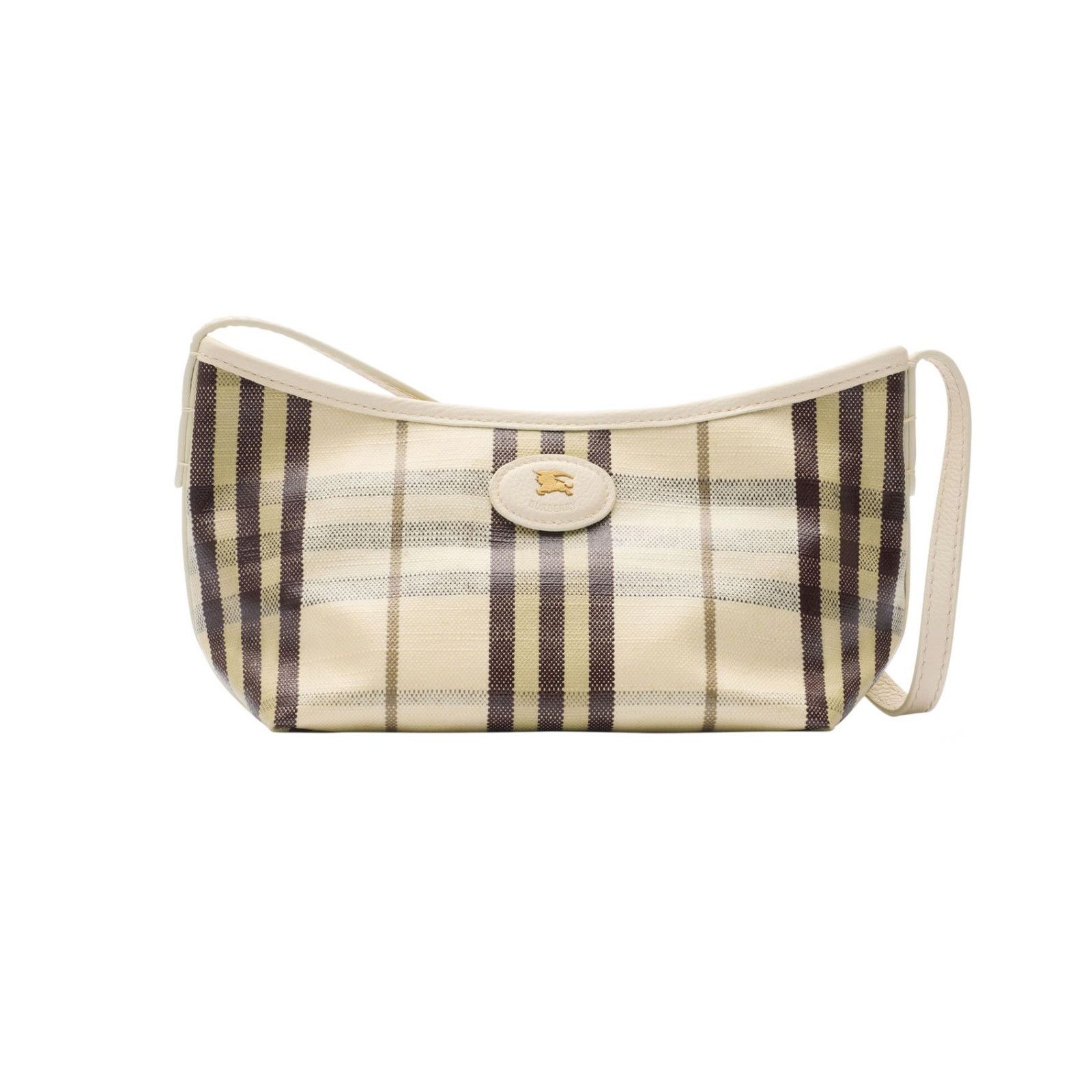 BURBERRY Highlands Mini Light Beige Shoulder Bag New & Authe
