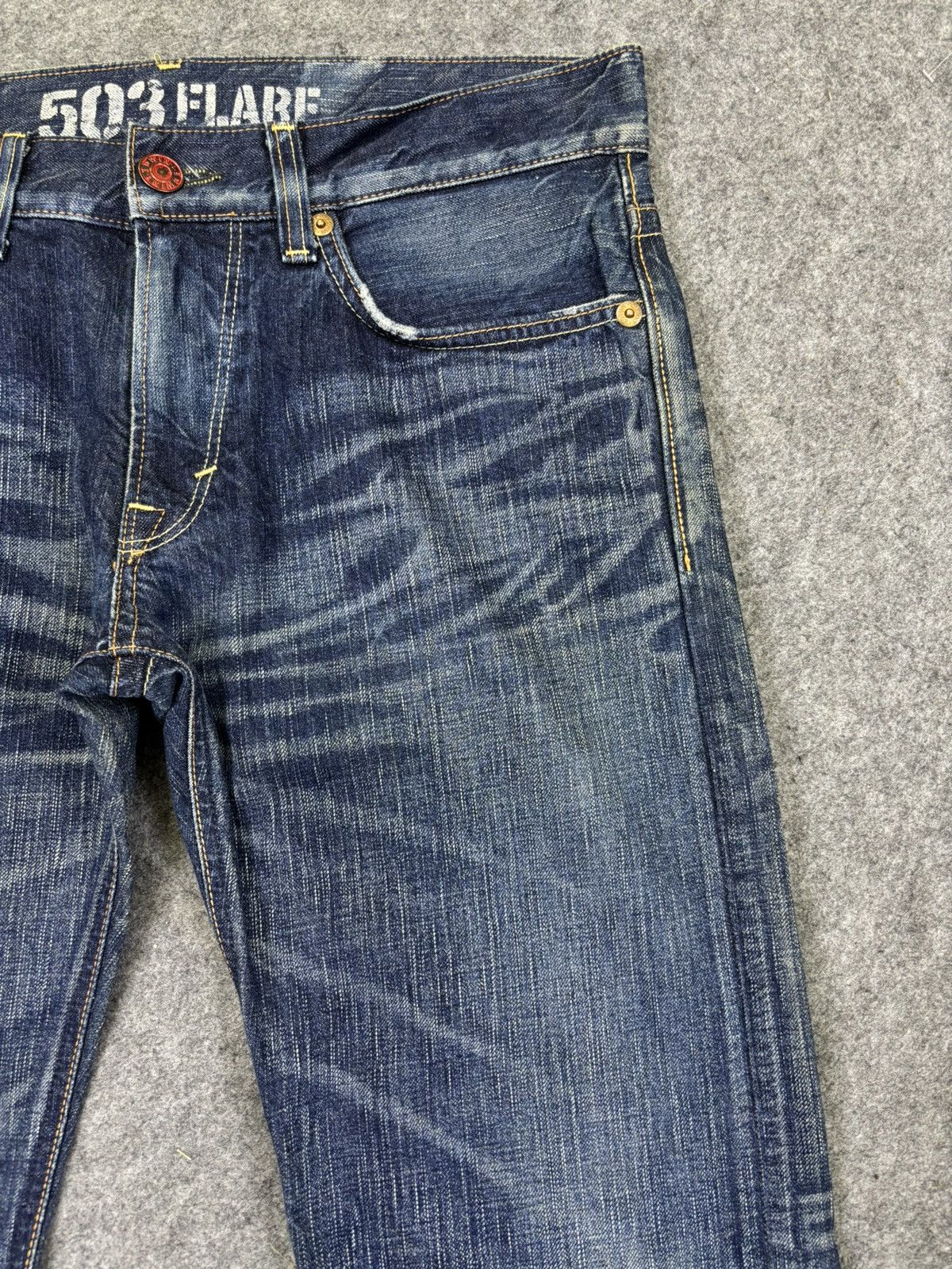 Edwin 💥Flare💥Edwin 503 Sick Fades Flare Denim K39 Size US 36 / EU 52 - 3 Thumbnail