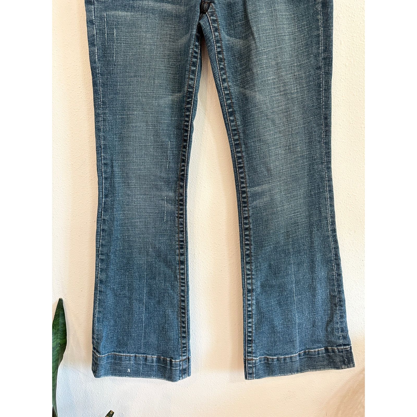 Vintage Y2K Dollhouse Low Rise Bareback Flare Jeans size 13 Size 32" / US 10 / IT 46 - 4 Thumbnail