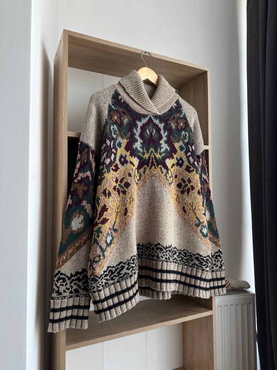 Etro × Vintage Vintage ETRO Jacquard Knit Floral Sweater Fashion Week 2019 Size M / US 6-8 / IT 42-44 - 13 Thumbnail