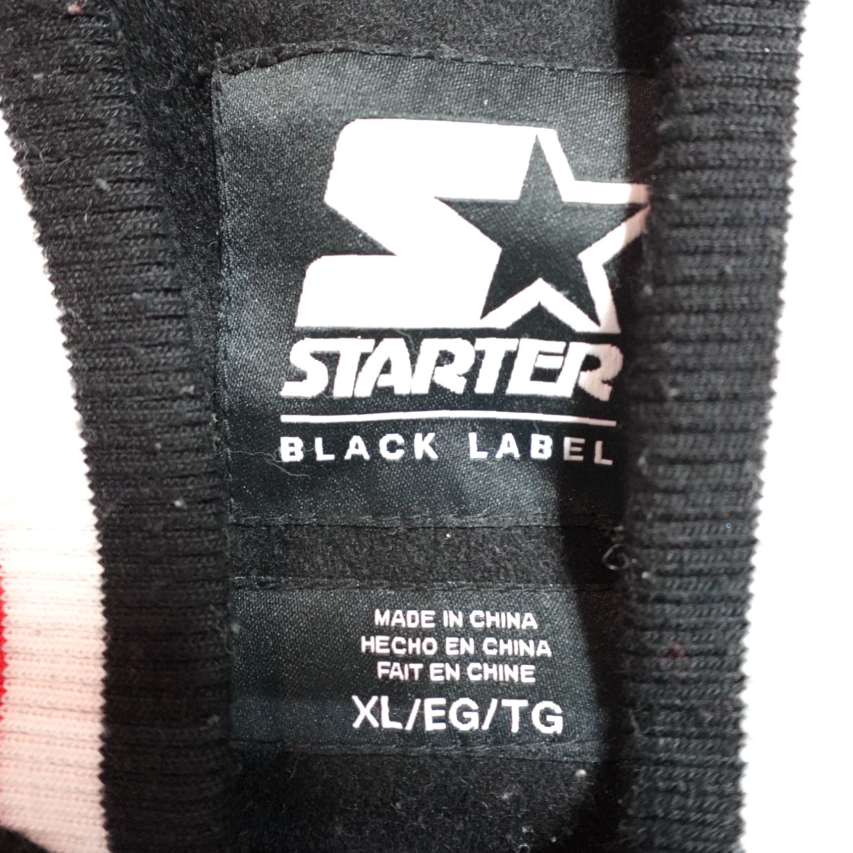 Starter Starter Jacket Chicago Bulls XL Black Bomber Label Double Sided Embroidered Men Size US XL / EU 56 / 4 - 4 Thumbnail
