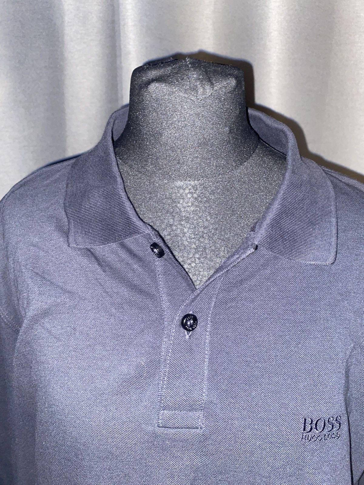 Hugo × Hugo Boss Hugo Boss - Long Sleeved Polo Shirt - Black - Large Size US L / EU 52-54 / 3 - 4 Thumbnail