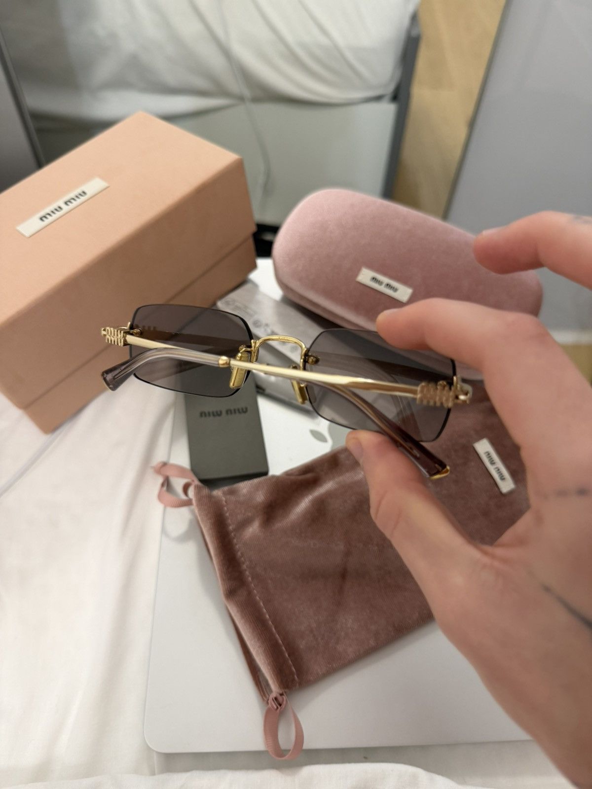 Miu Miu Miumiu sunglasses new Size ONE SIZE - 6 Thumbnail