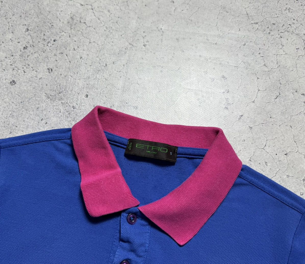 Etro Etro Milano Luxury Polo Shirt Size S Blue Size US S / EU 44-46 / 1 - 5 Thumbnail