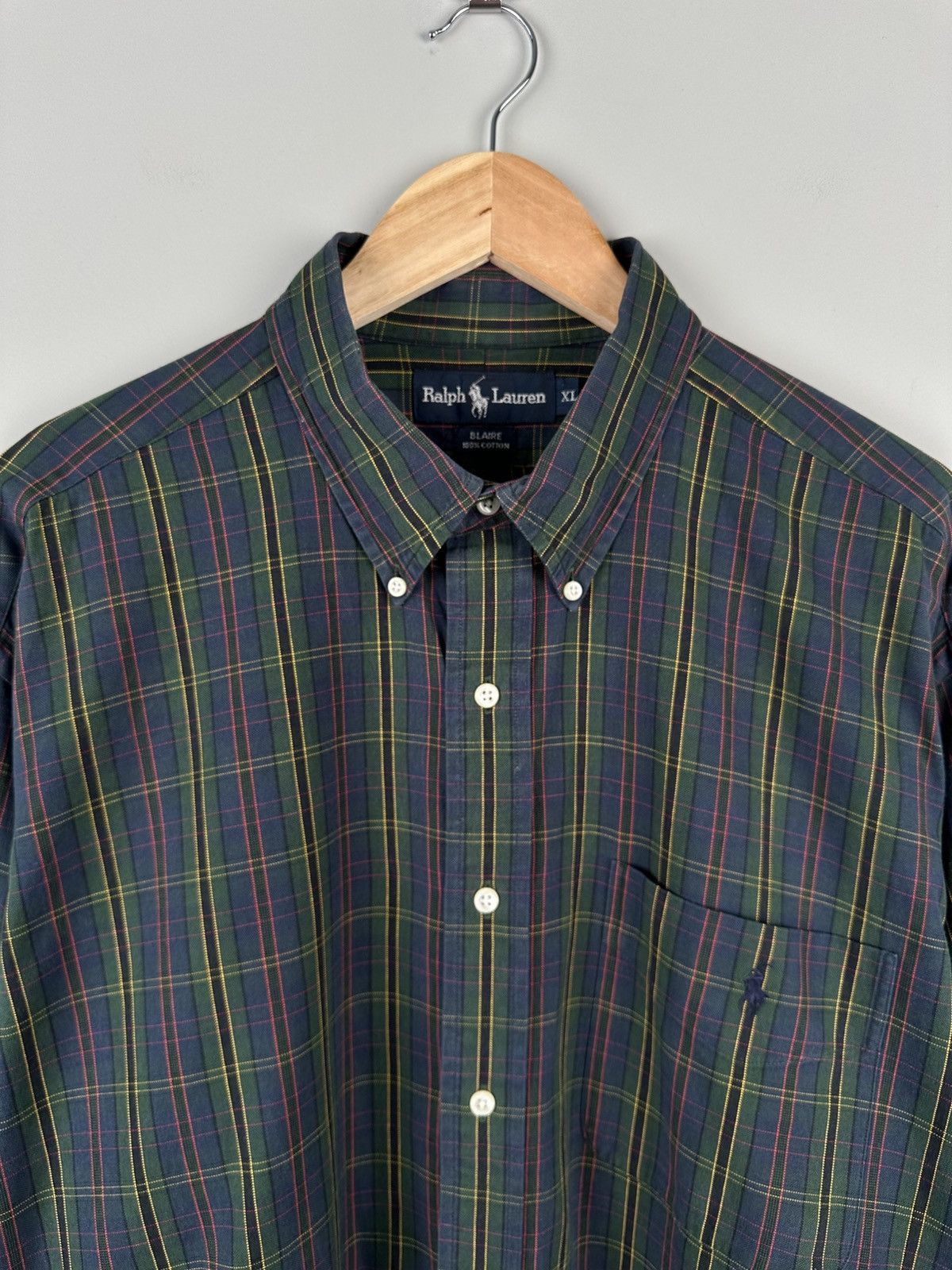 Polo Ralph Lauren 90s Vintage Polo Ralph Lauren Oversized Shirt Button Up Size US XL / EU 56 / 4 - 3 Thumbnail
