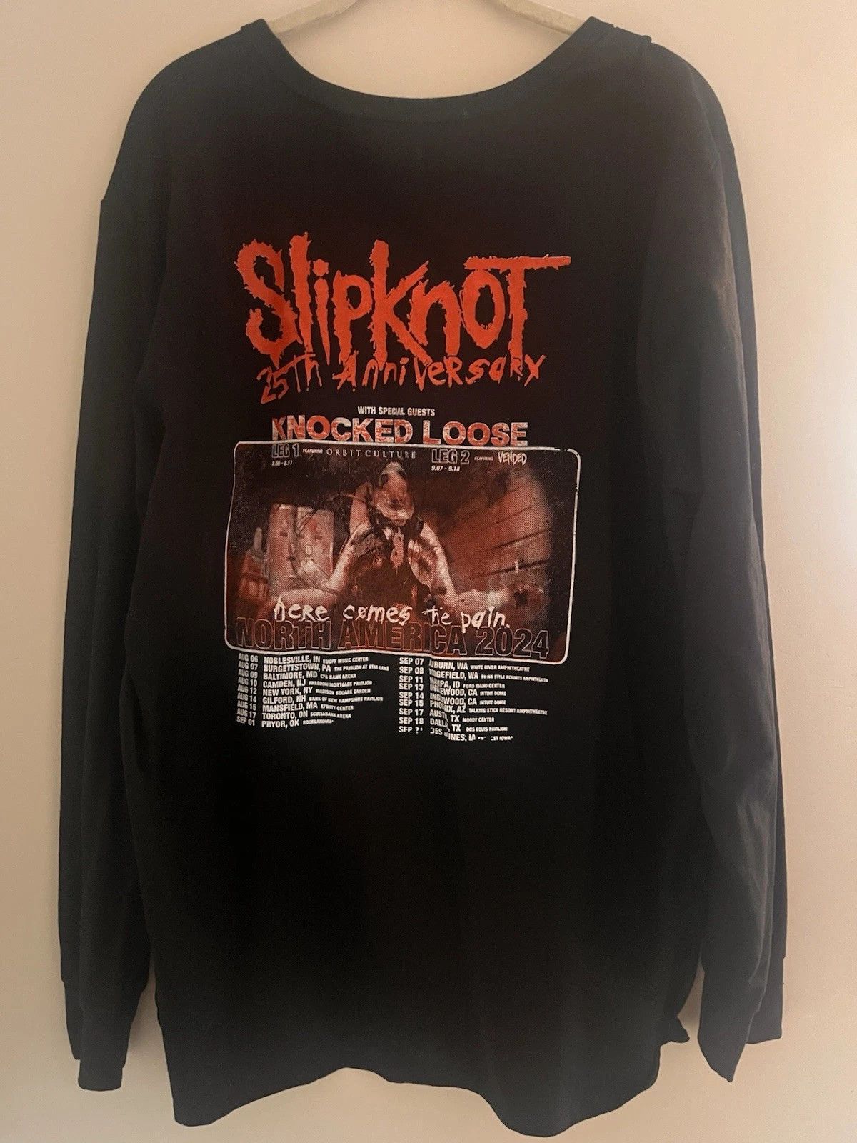 Slipknot Slipknot 25th Anniversary Tee Size US XL / EU 56 / 4 - 3 Thumbnail