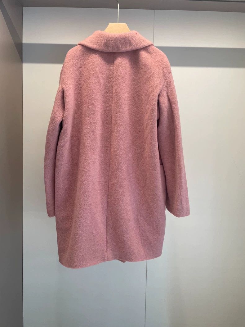 Max Mara Max Mara Weekend Light Pink Alpaca Coat Size M / US 6-8 / IT 42-44 - 2 Thumbnail