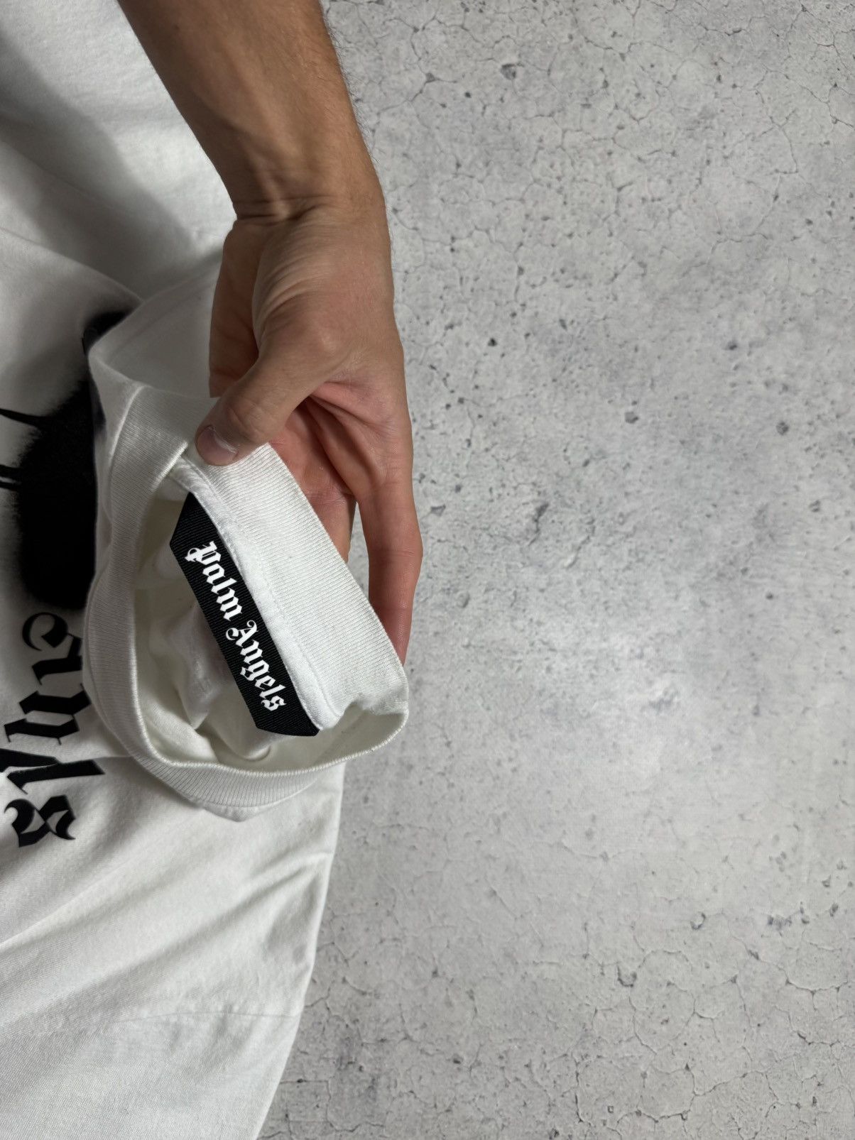 Palm Angels Palm Angels Luxury White Big Logo T-Shirt Size US M / EU 48-50 / 2 - 8 Thumbnail