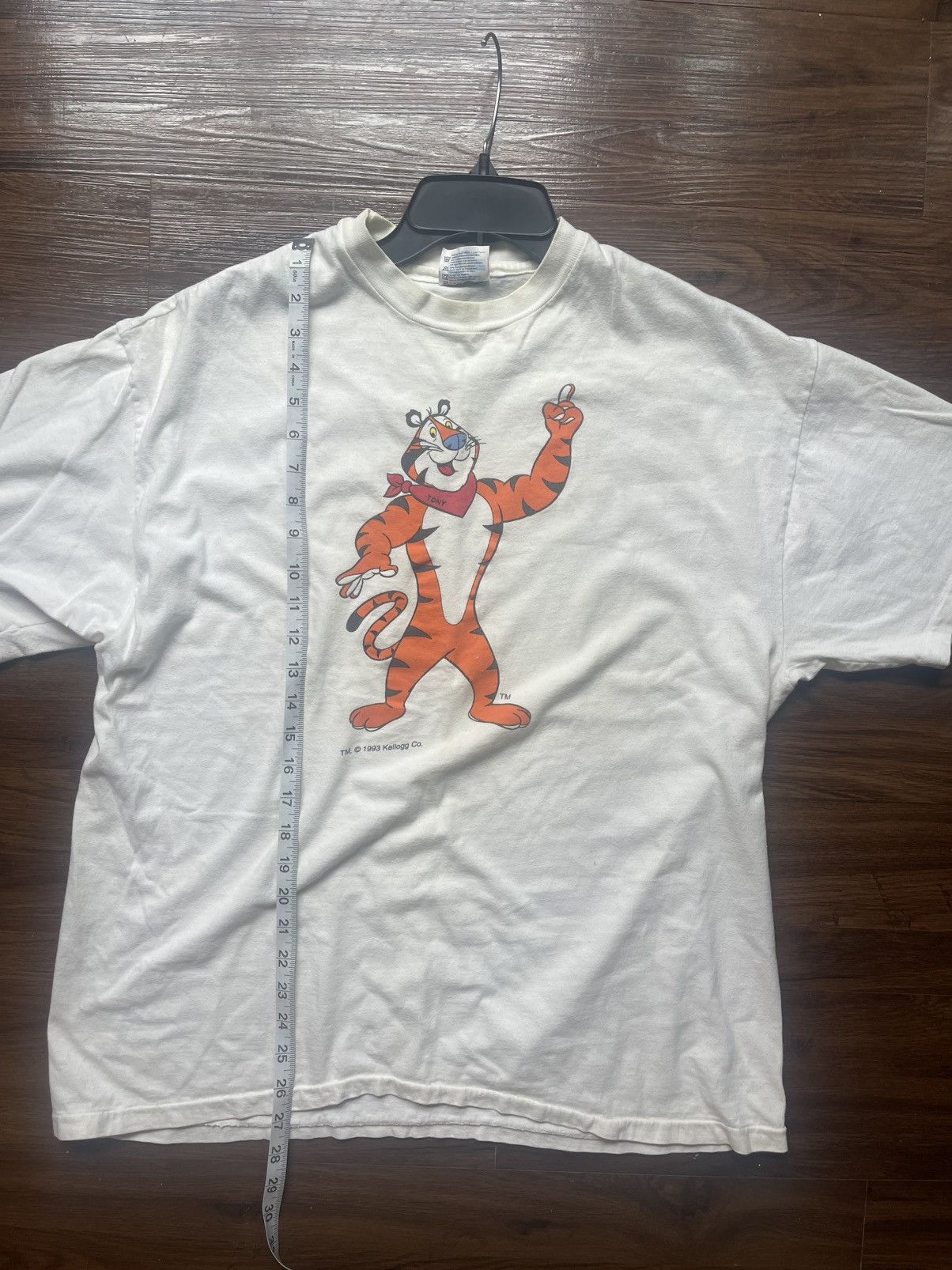 Hanes × Vintage Vintage Kelloggs Men's XL T-shirt Tony The Tiger Tshirt Size US XL / EU 56 / 4 - 5 Thumbnail