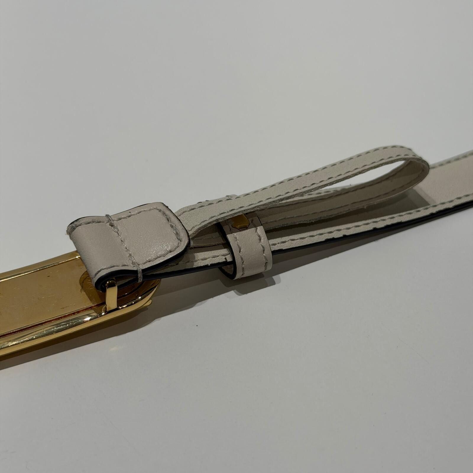 Gucci Gucci Calfskin Crystal Logo Thin Belt Size ONE SIZE - 9 Thumbnail
