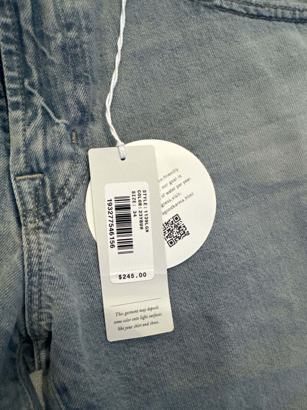 AG Adriano Goldschmied AG Jeans Dylan AG-ED™ SLIM SKINNY FIT DENIM Size US 34 / EU 50 - 3 Thumbnail