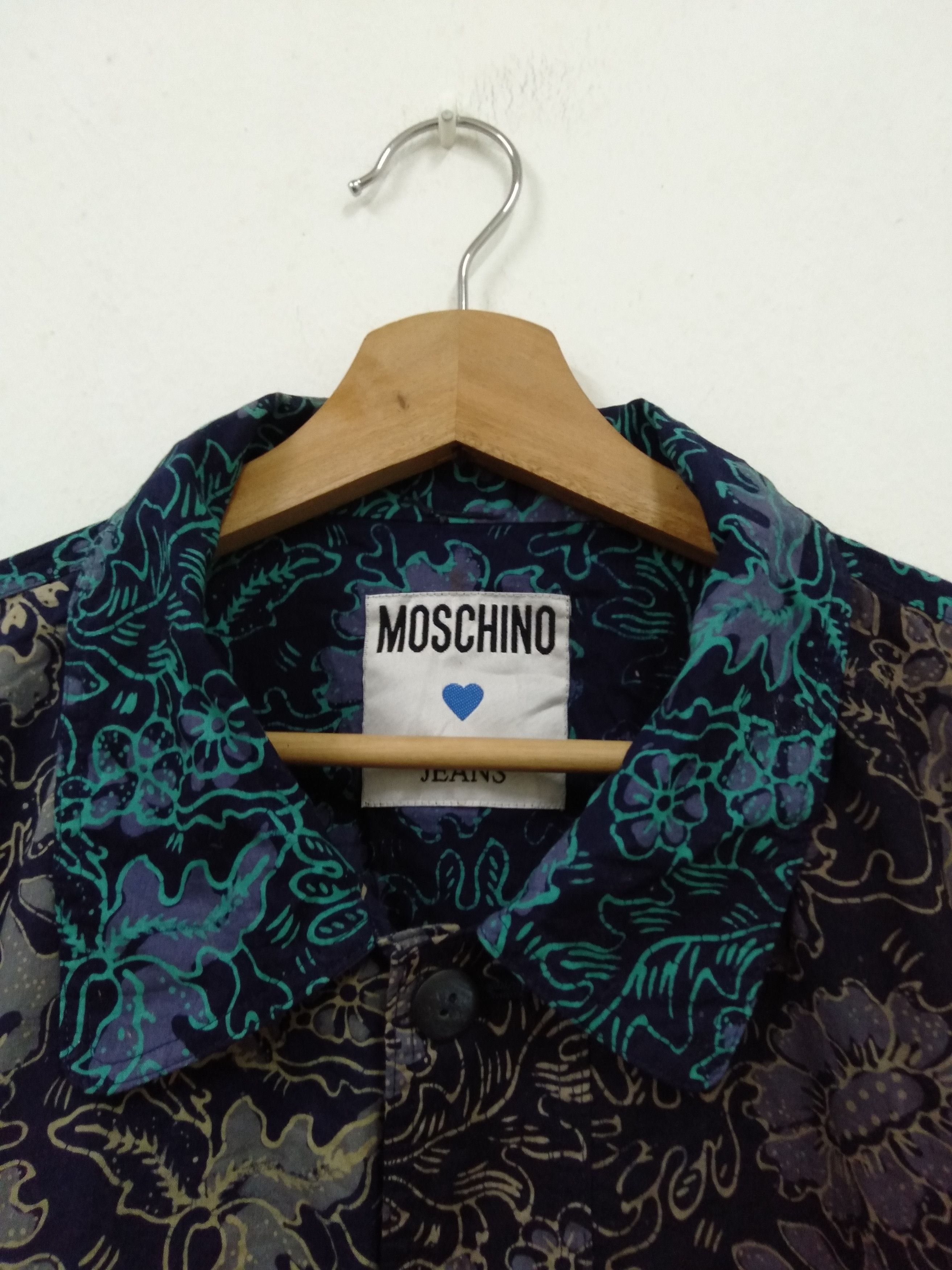Moschino Vintage Moschino Floral Psychedelic bomber Jacket rare Size US XL / EU 56 / 4 - 2 Thumbnail