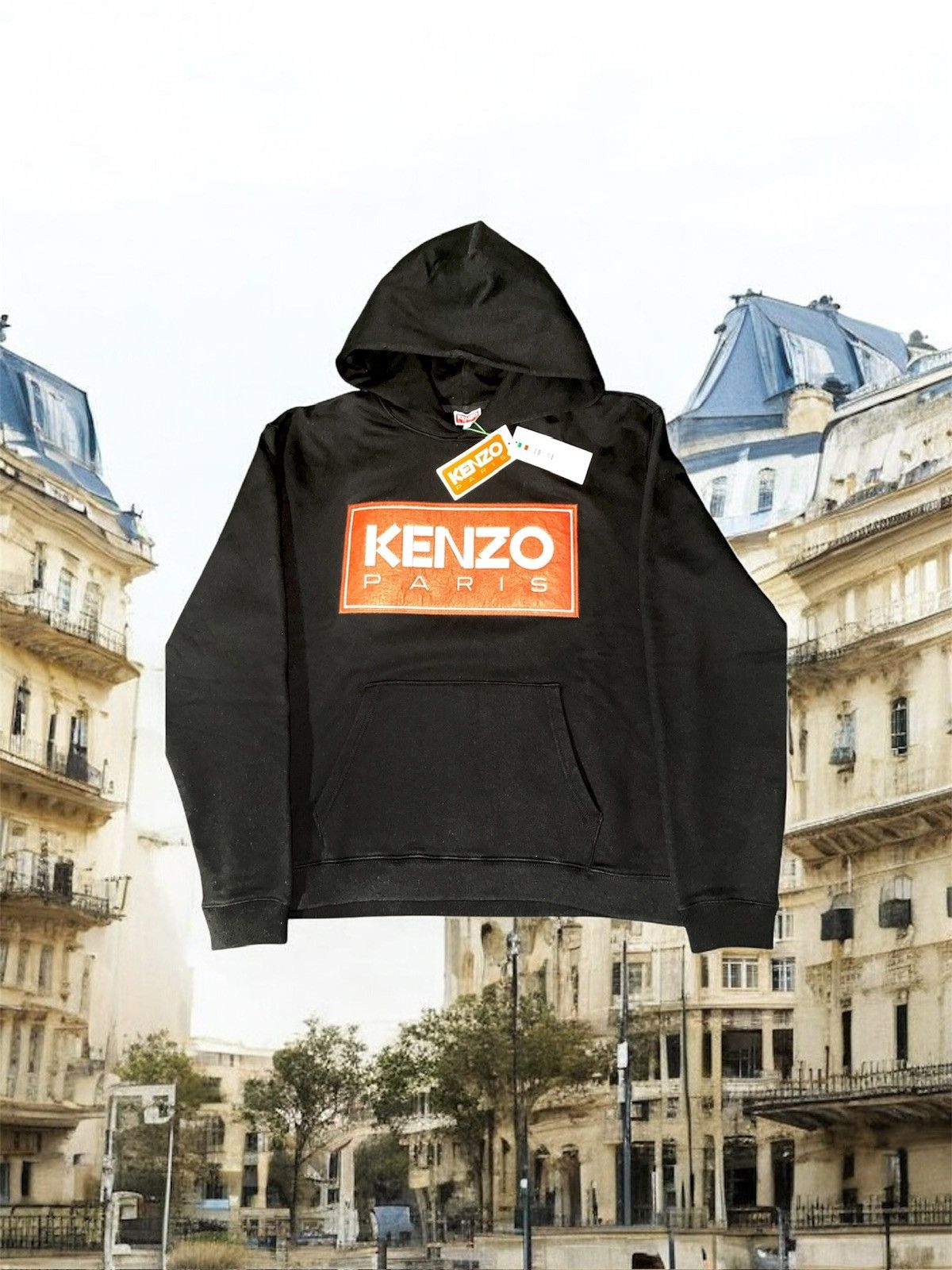 Kenzo Kenzo Logo-print Detail Hoodie Size US L / EU 52-54 / 3 - 1 Thumbnail