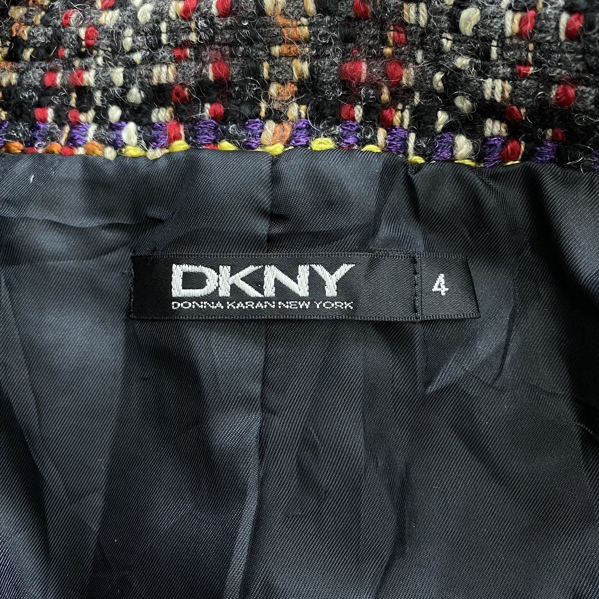DKNY × Donna Karan × Vintage Vintage DONNA KARAN New York DKNY Check Tartan Design Tweed Size S / US 4 / IT 40 - 5 Thumbnail