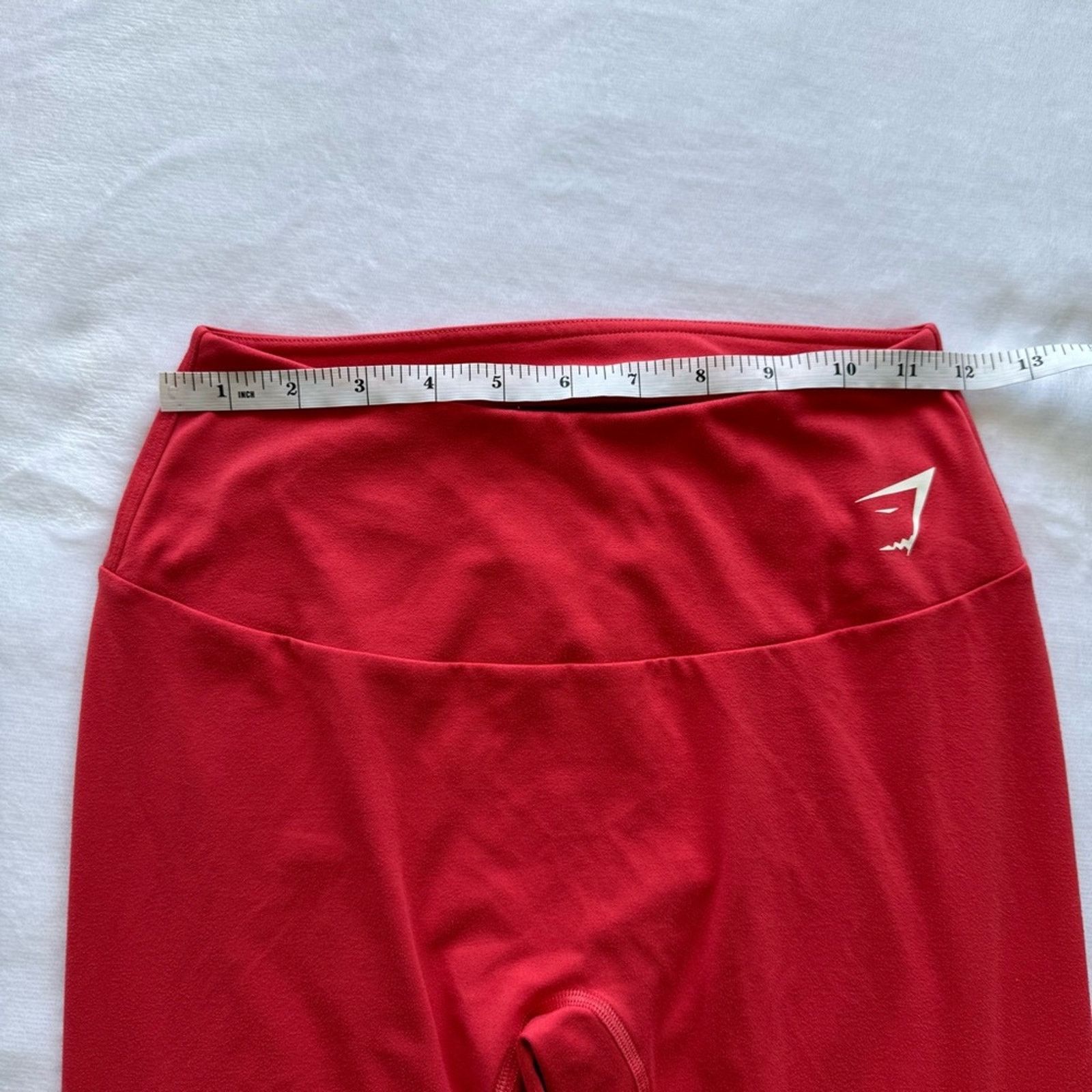 Gymshark Gymshark Leggings 2pcs Red and Black full length, Size S Size 28" / US 6 / IT 42 - 7 Thumbnail