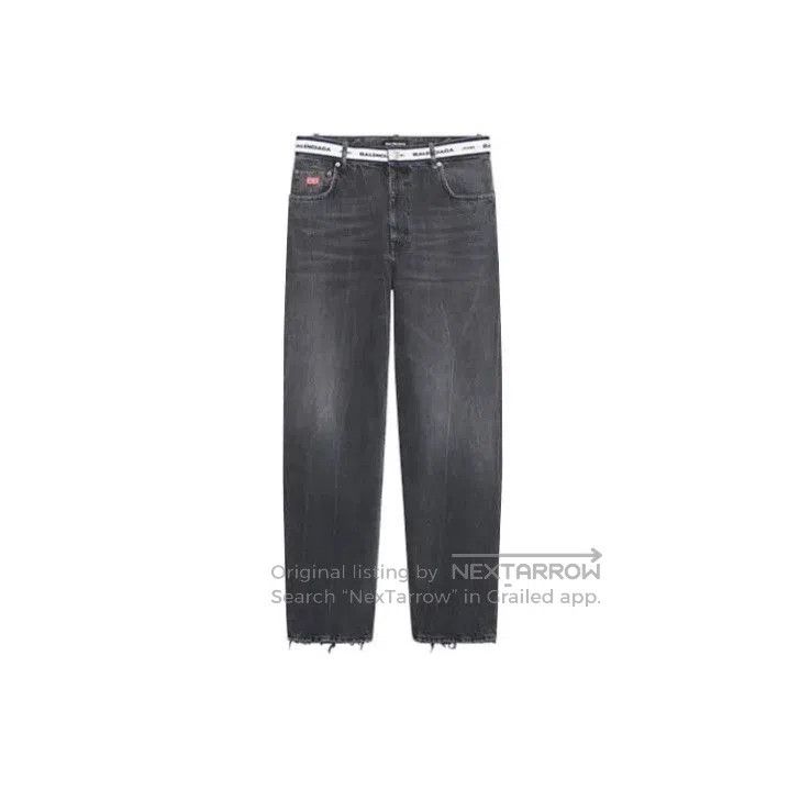 Balenciaga gray Rick Owens DRKSHDW drop-crotch pants. Size US 32 / EU 48 - 1 Thumbnail