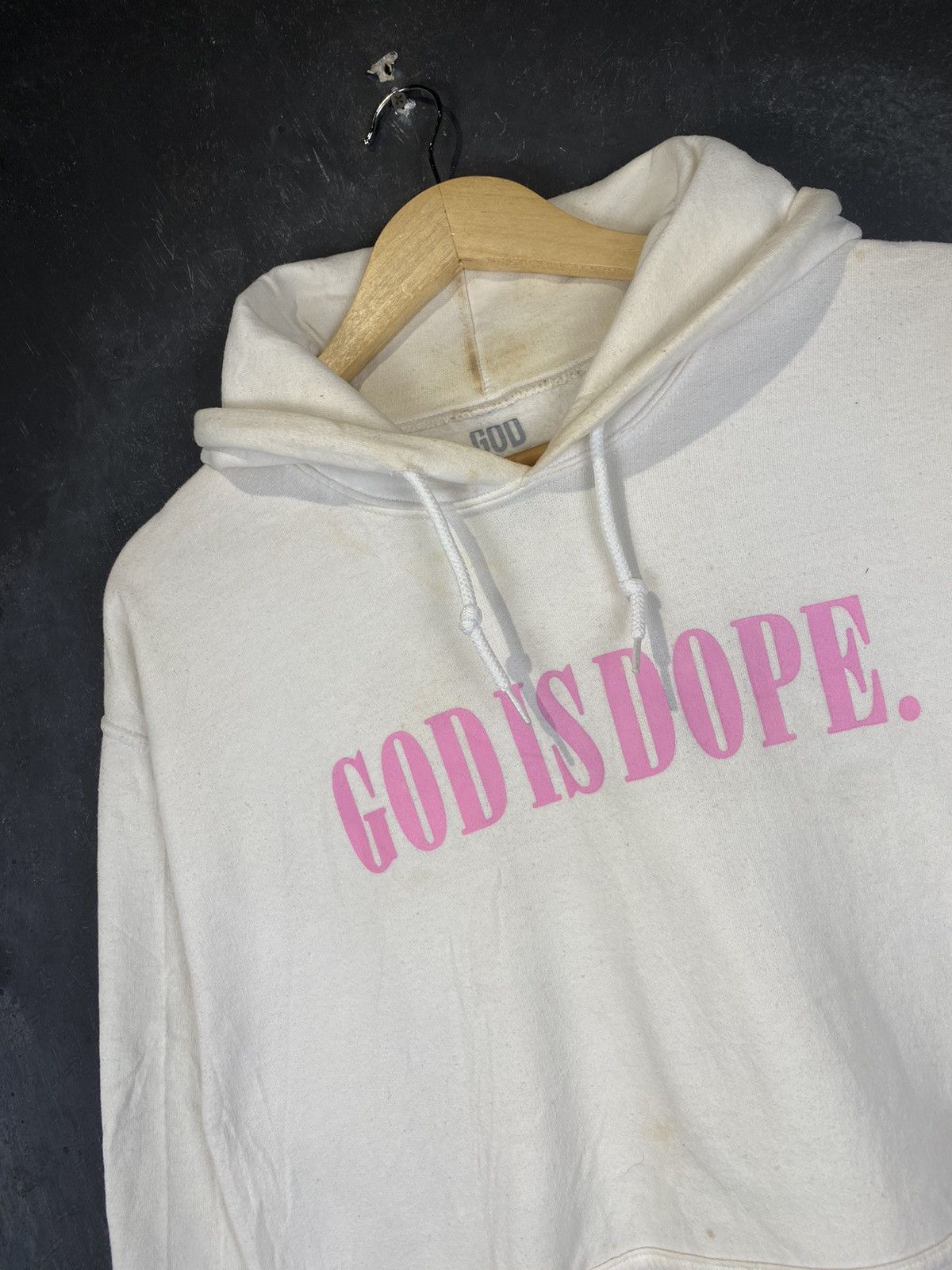 Other God Is Dope Thrashed Pullover Hoodie Size US M / EU 48-50 / 2 - 3 Thumbnail