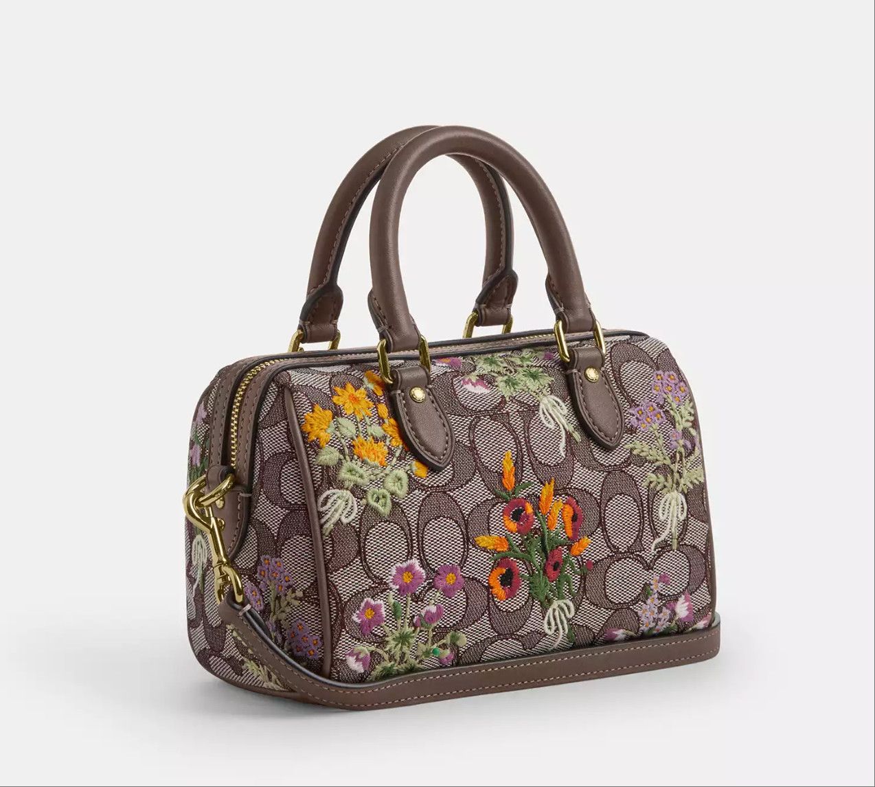 Coach Mini Rowan Crossbody Bag with Floral Embroidery CDY31 Size ONE SIZE - 13 Thumbnail