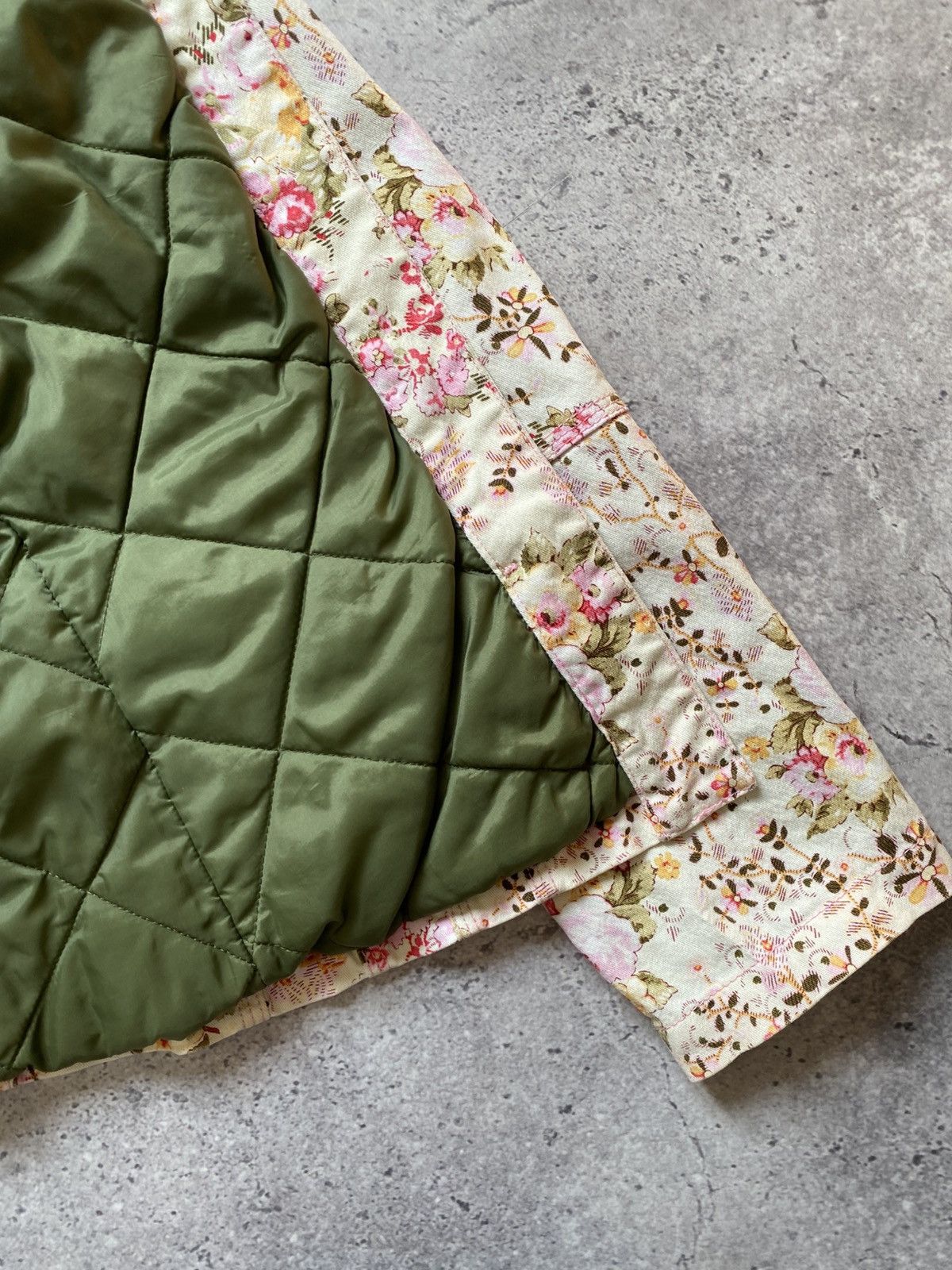 Moschino Moschino Quilted Lined Floral Print Hunting Jacket 40 Italy Size S / US 4 / IT 40 - 18 Thumbnail