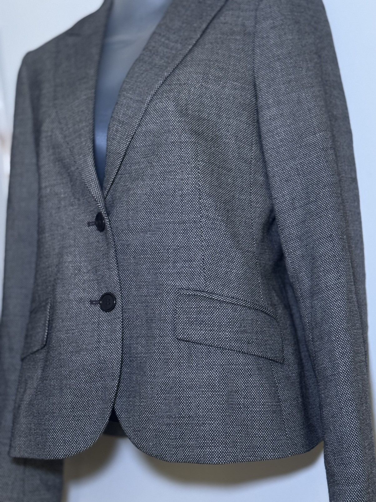 Theory Theory Gray Two-Button Tailored Blazer Size M / US 6-8 / IT 42-44 - 7 Thumbnail