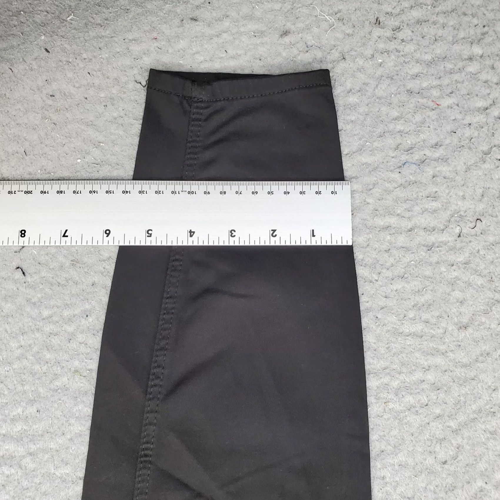 Zara Zara Womens Pants 36 Black Cotton Mid-Rise Flat Front Skinny Leg Chino Casual Flat Front Pants US Size 36 Womens Size 25" / US 0 / IT 36 - 5 Thumbnail